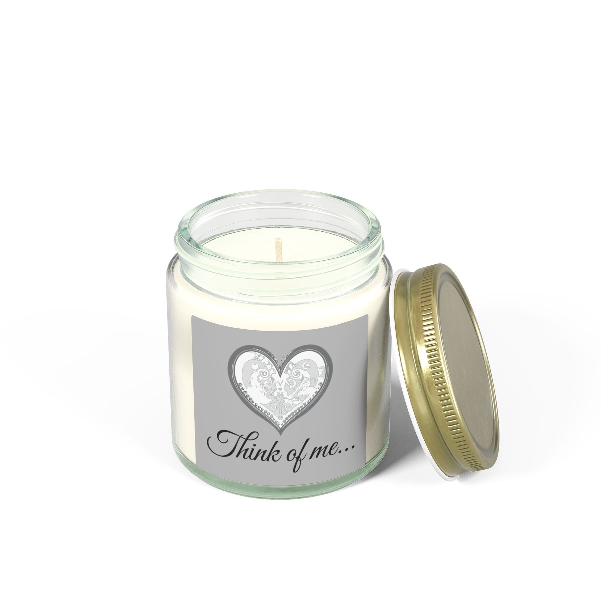 Glass Jar Candle | "Think of me..." | 4oz & 9oz
