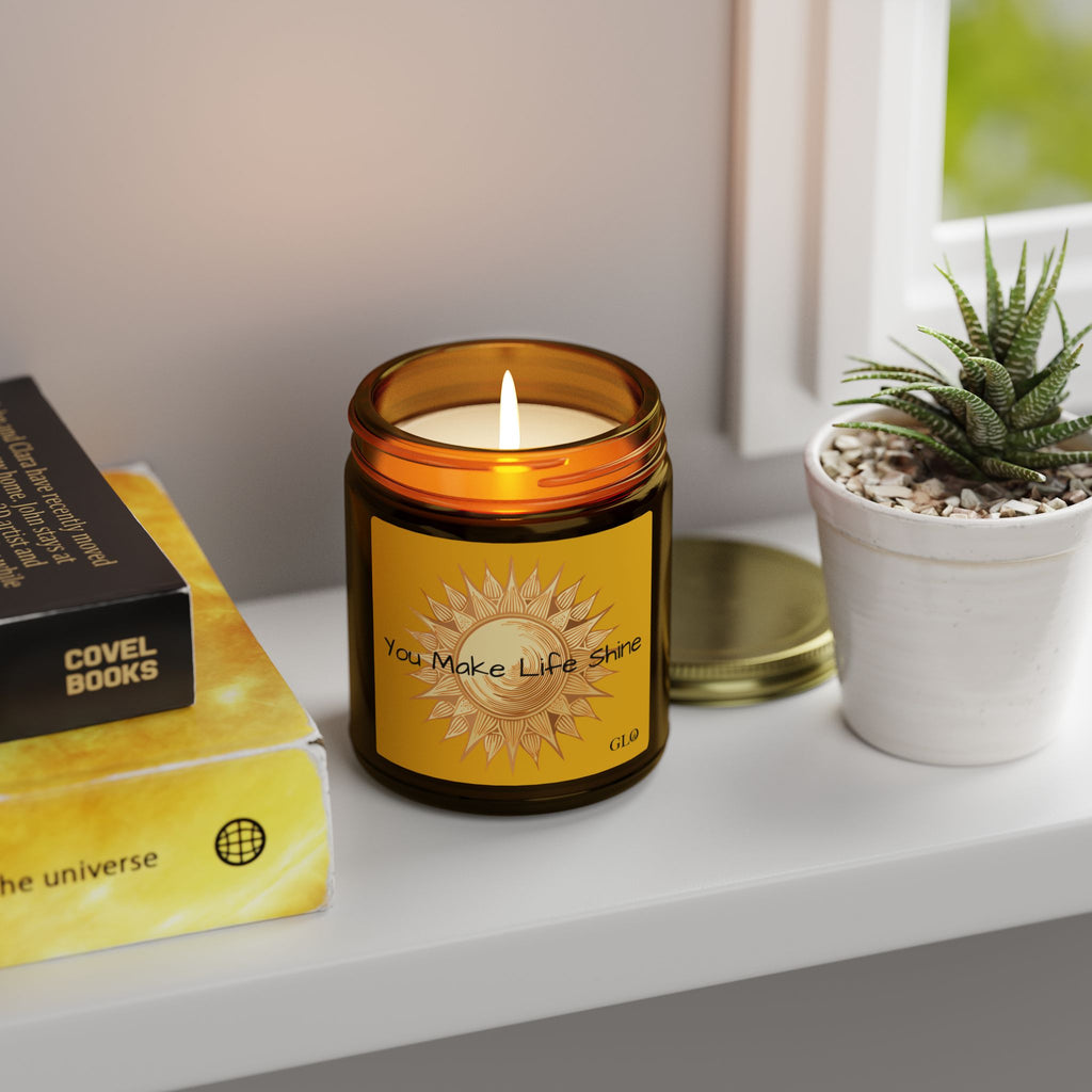 Glass Jar Candle | “You Make Life Shine” | 4oz & 9oz