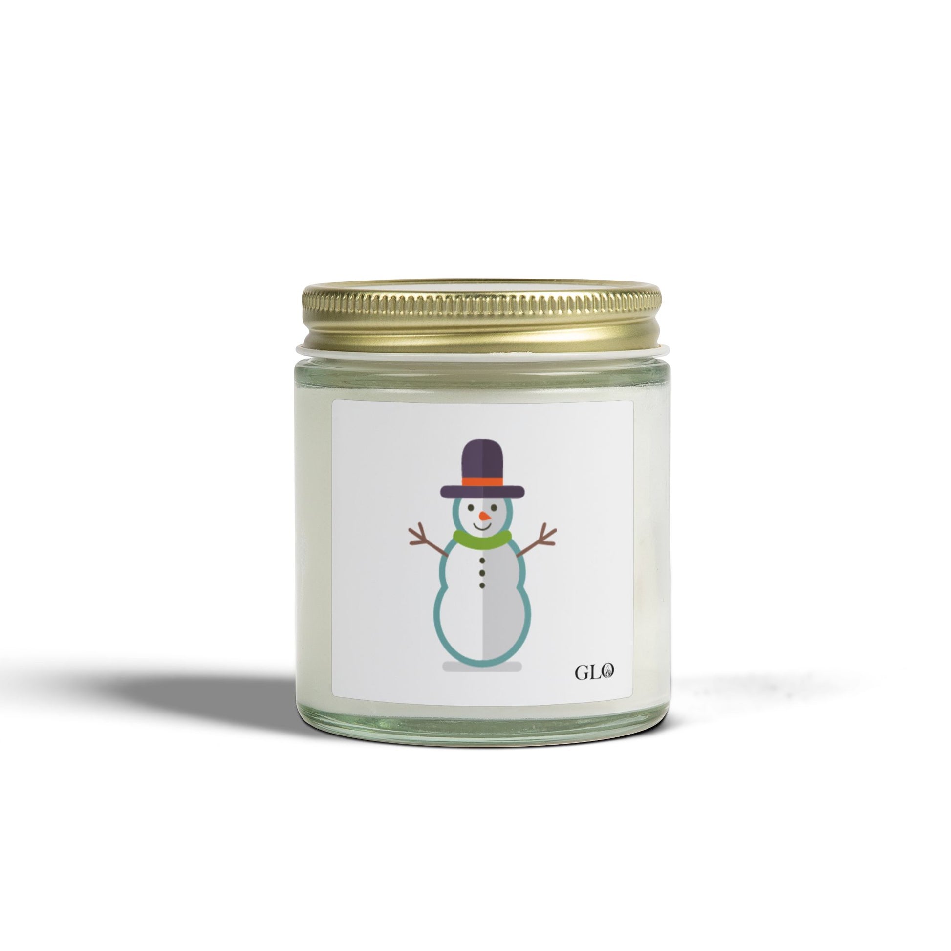 Glass Jar Candle | Snowman | 4oz & 9oz