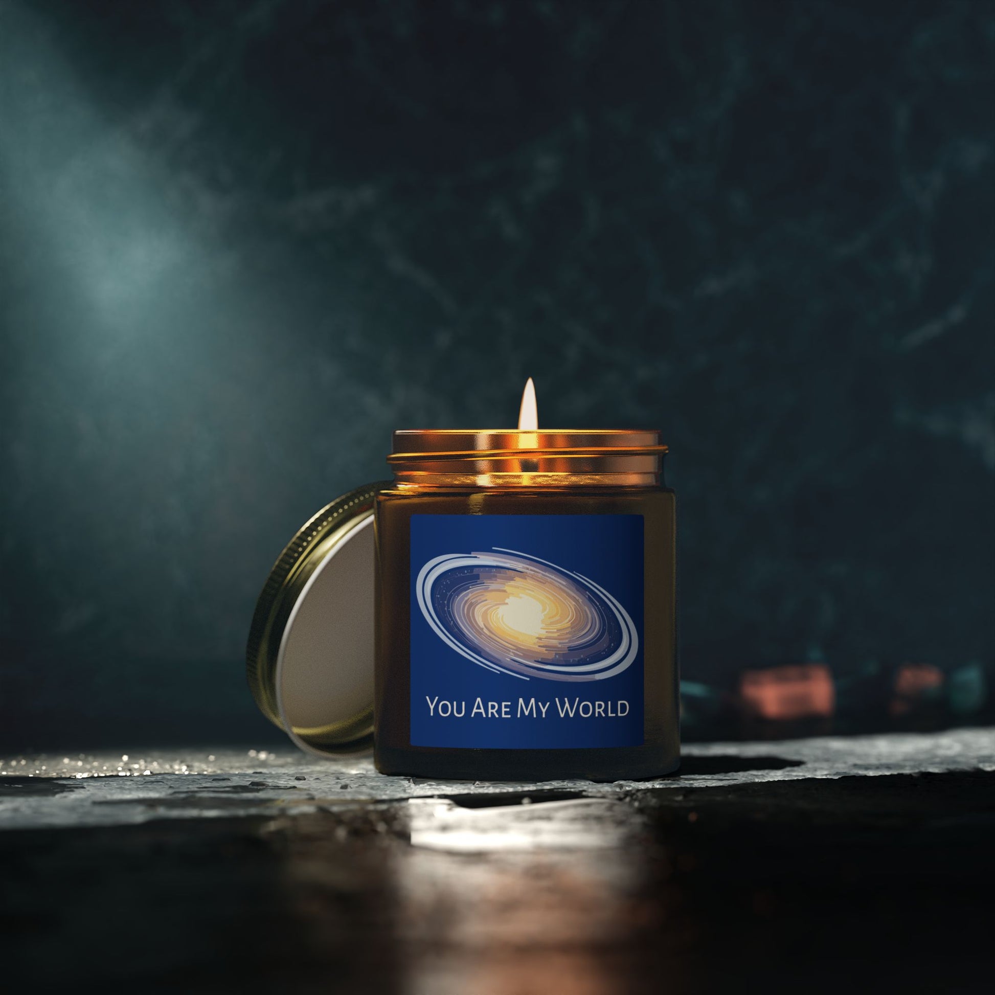 Glass Jar Candle | "You Are My World" | 4oz & 9oz