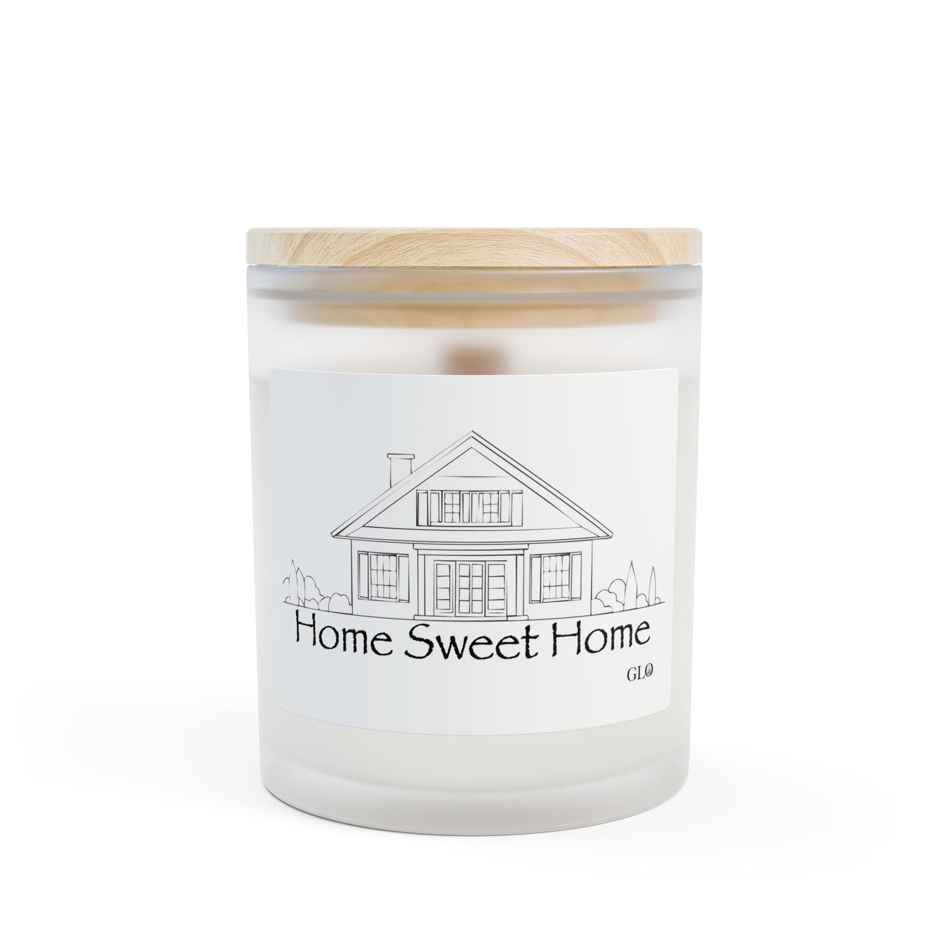 Frosted Glass Candle |"Home Sweet Home" | 11oz