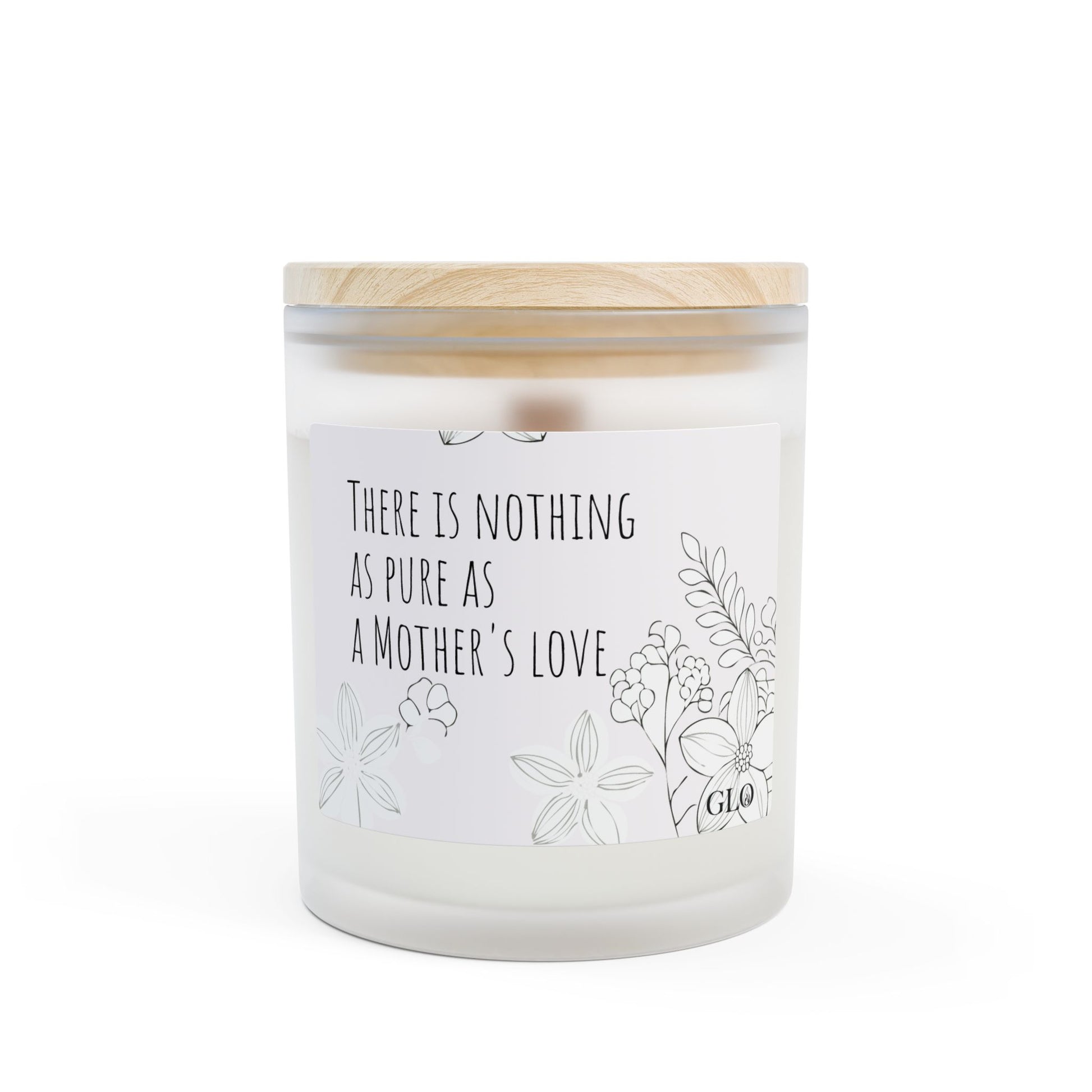 Frosted Glass Candle | "Mother's Love" | 11oz