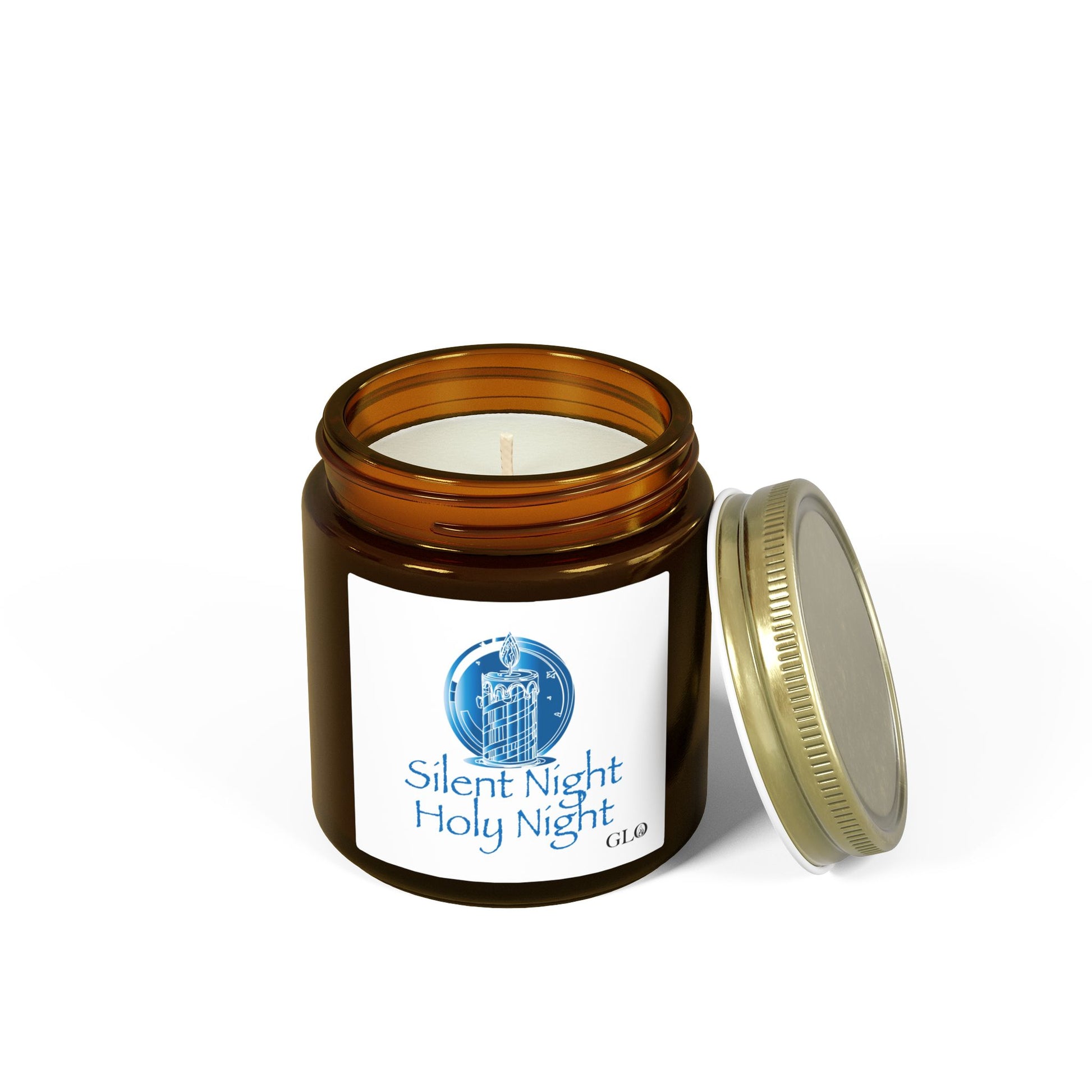 Glass Jar Candle | "Silent Night Holy Night" | 4oz & 9oz