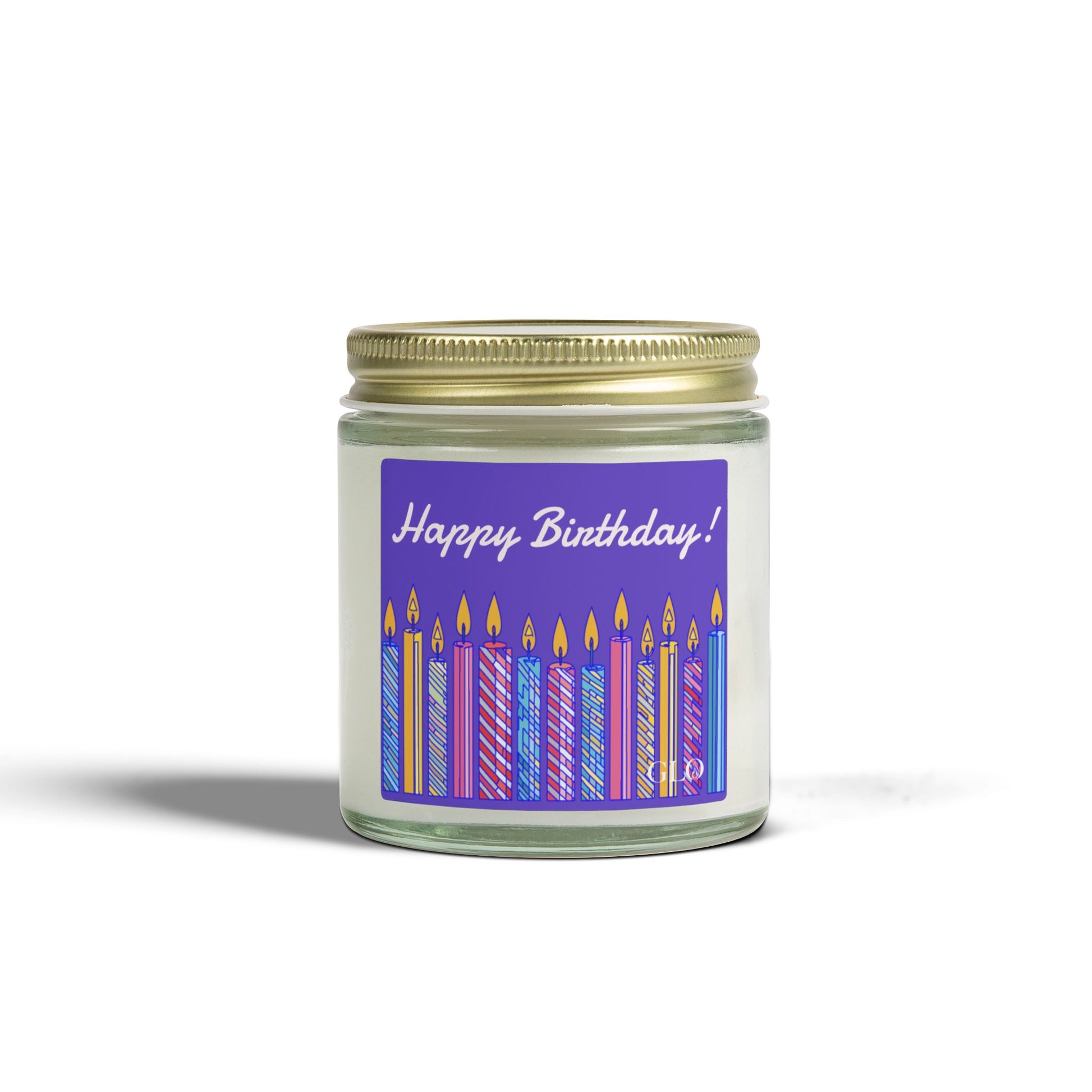 Birthday Scented Candle — Coconut Apricot Wax (4oz & 9oz)