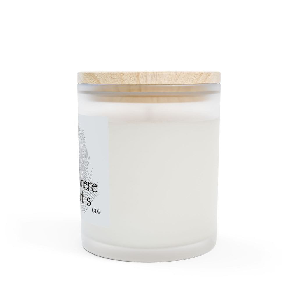 Frosted Glass Candle | "Home is where the heart is" | 11oz