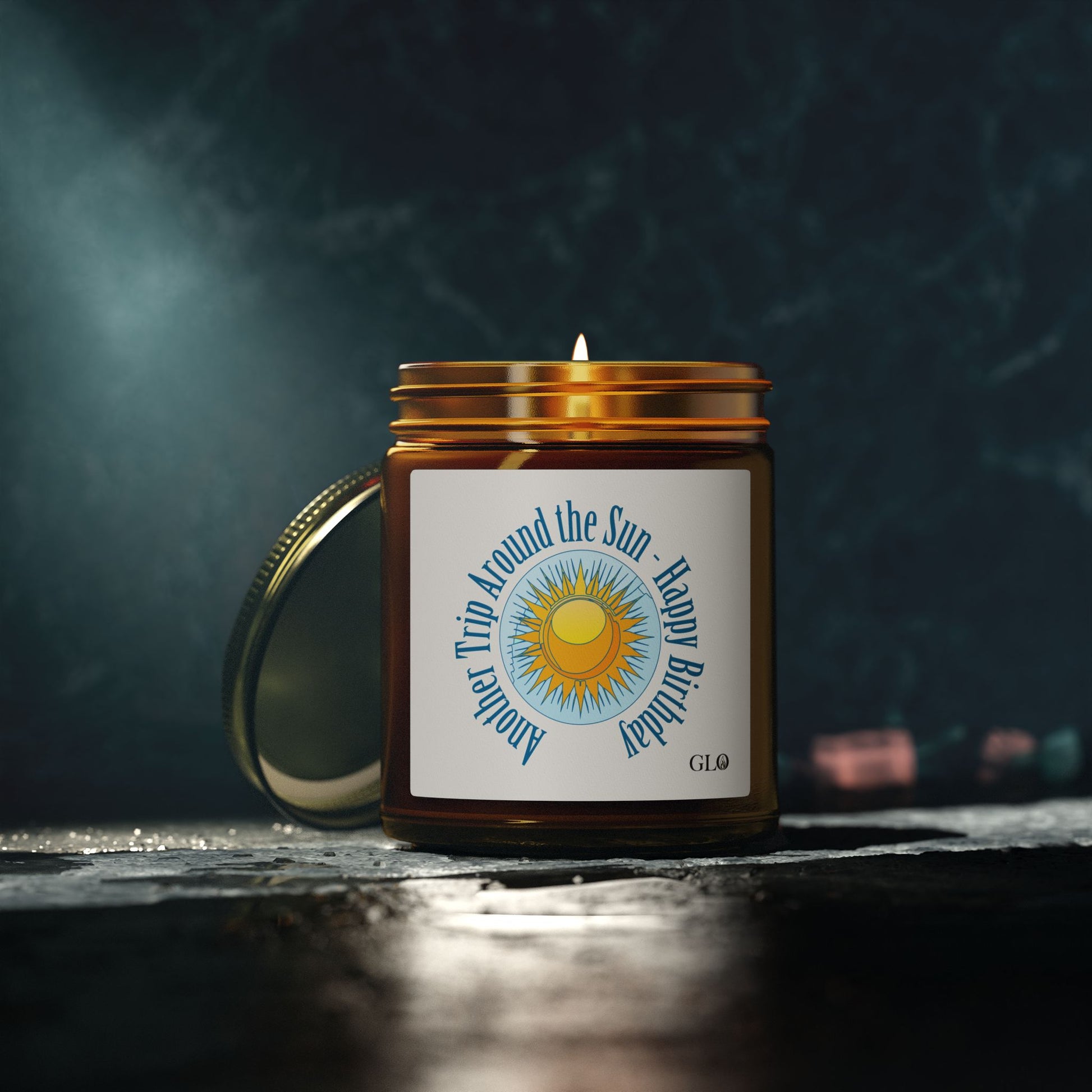 Glass Jar Candle | "Another Trip Around the Sun" | 4oz & 9oz