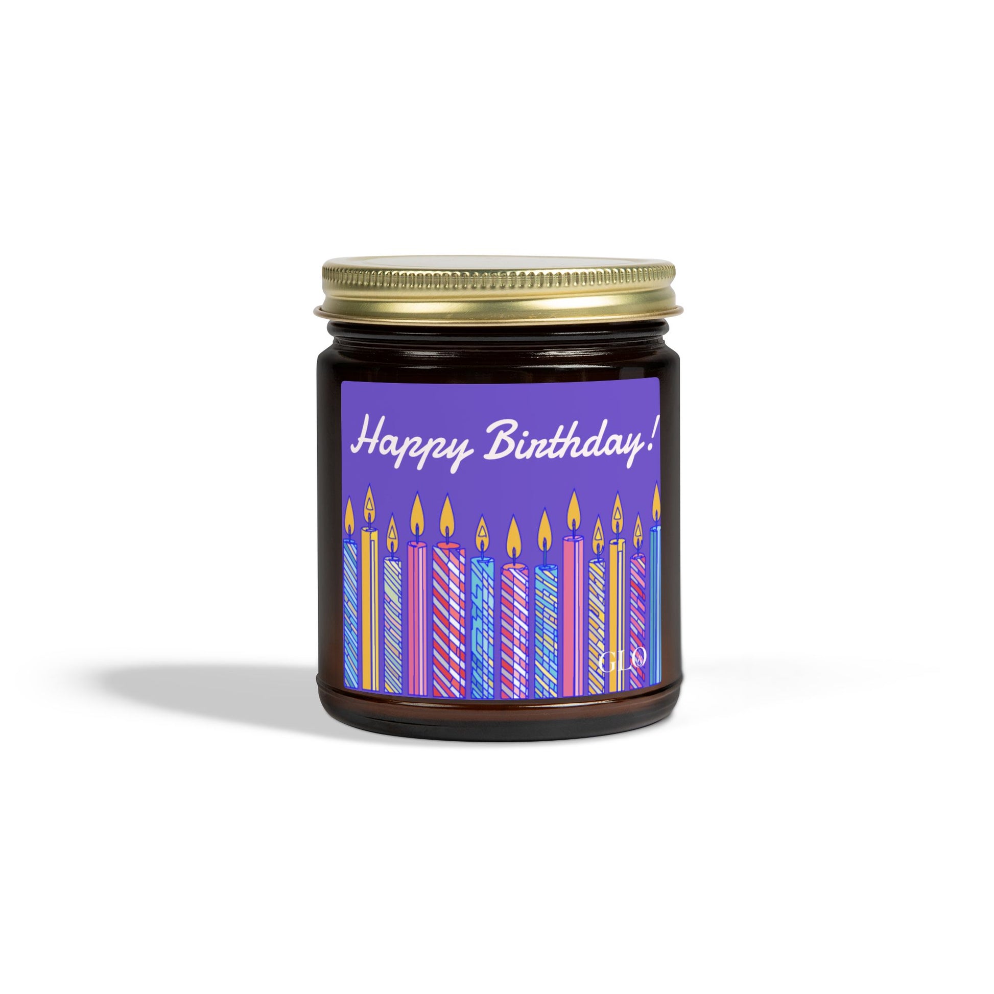 Birthday Scented Candle — Coconut Apricot Wax (4oz & 9oz)