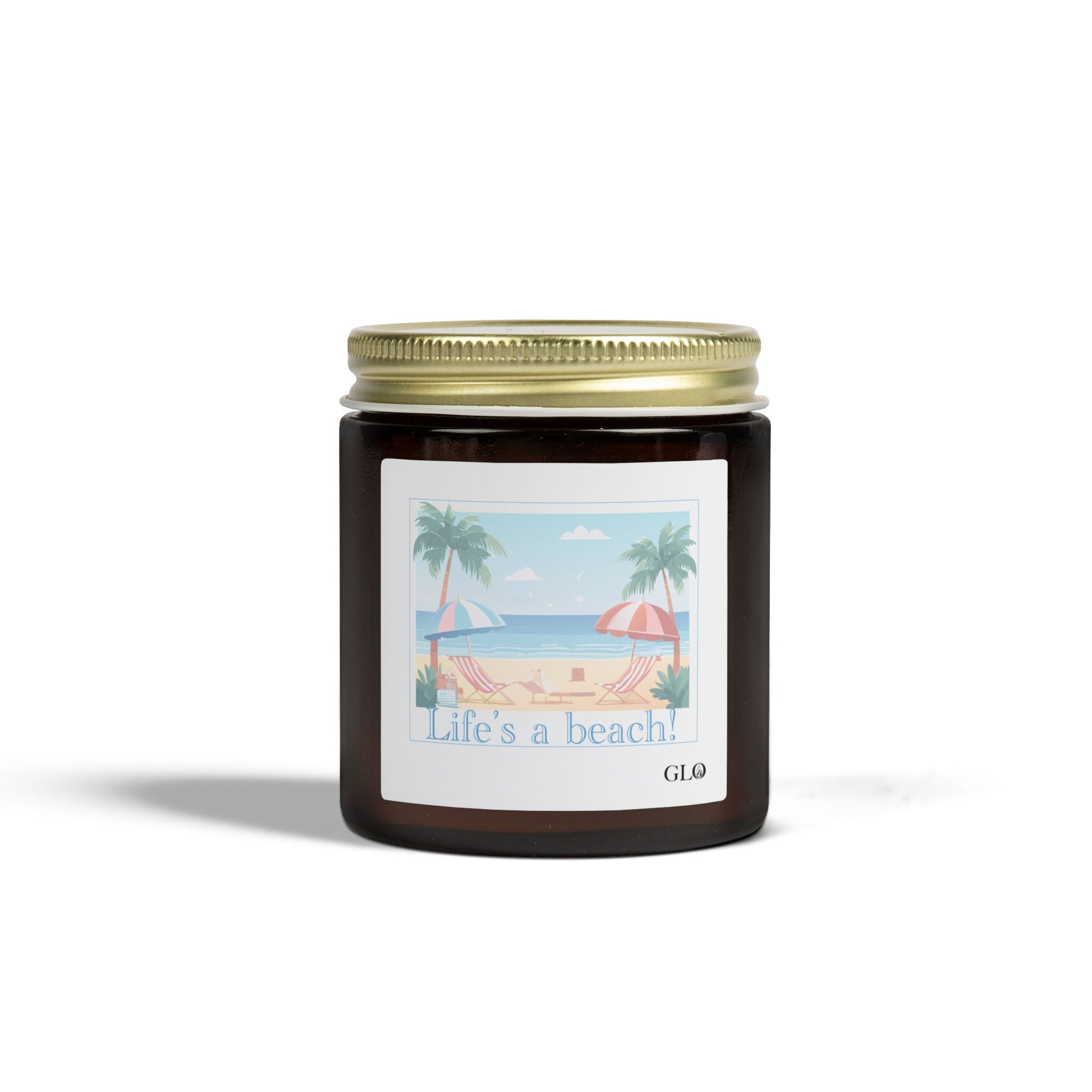Glass Jar Candle | "Life's a Beach" | 4oz & 9oz