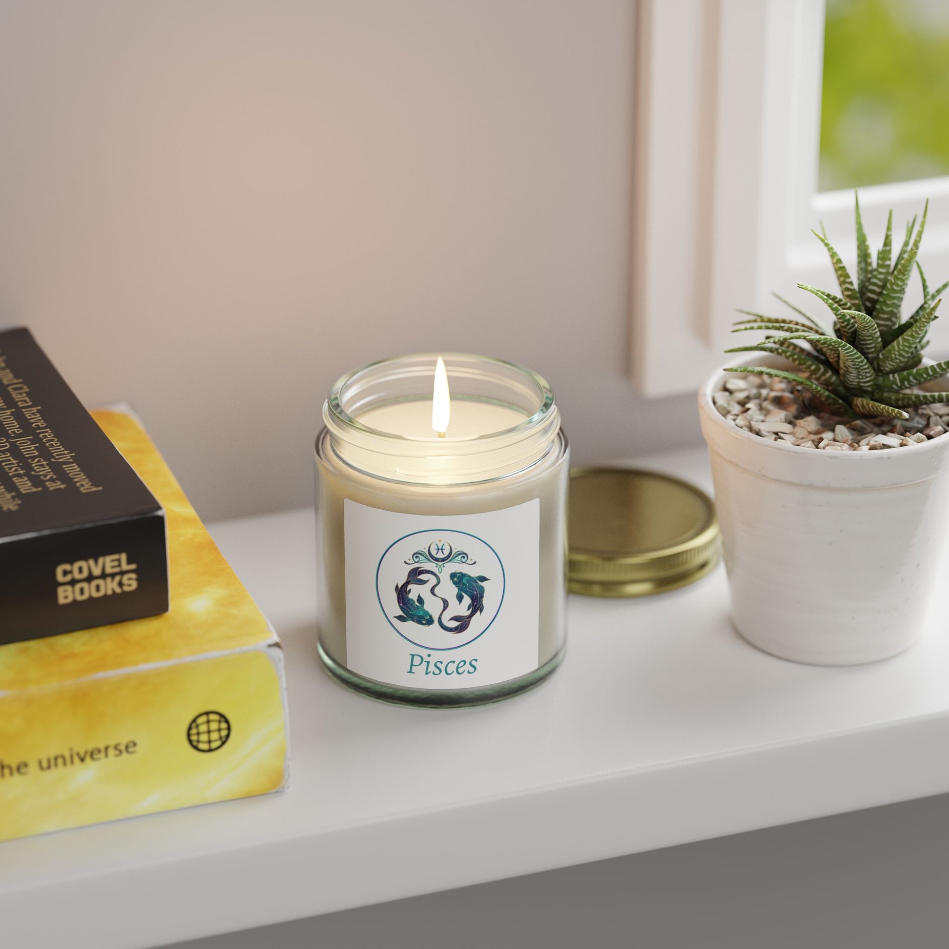 Glass Jar Candle | Pisces Zodiac | 4oz & 9oz