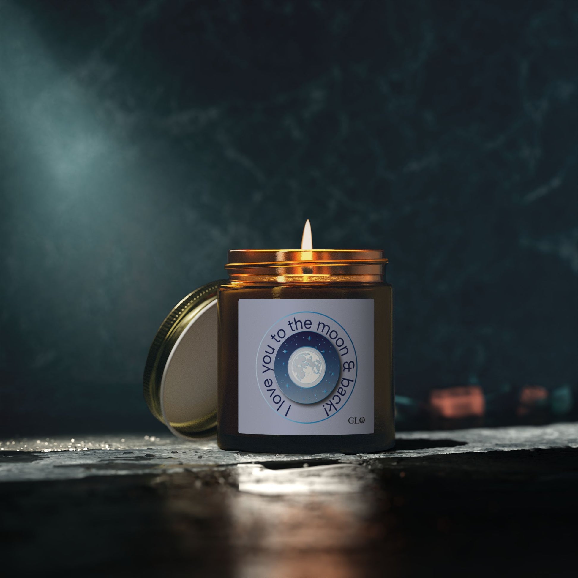 Glass Jar Candle | “I Love You to the Moon & Back” | 4oz & 9oz