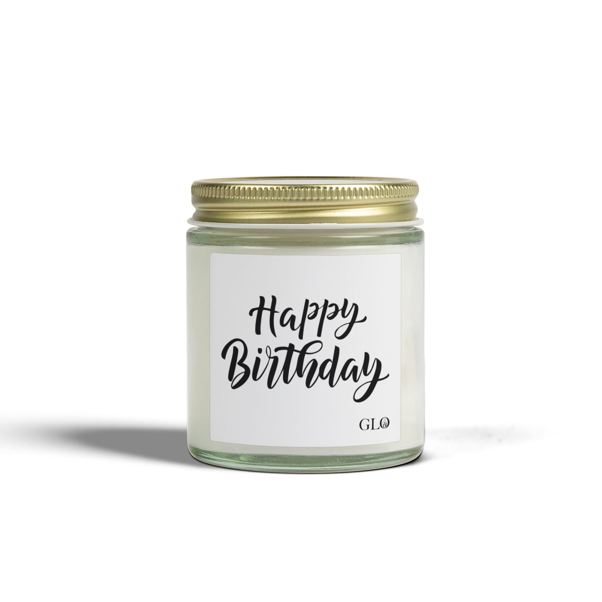 Glass Jar Candle | "Happy Birthday" | 4oz & 9oz