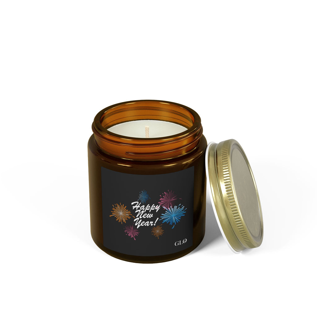 Glass Jar Candle | "Happy New Year" | 4oz & 9oz