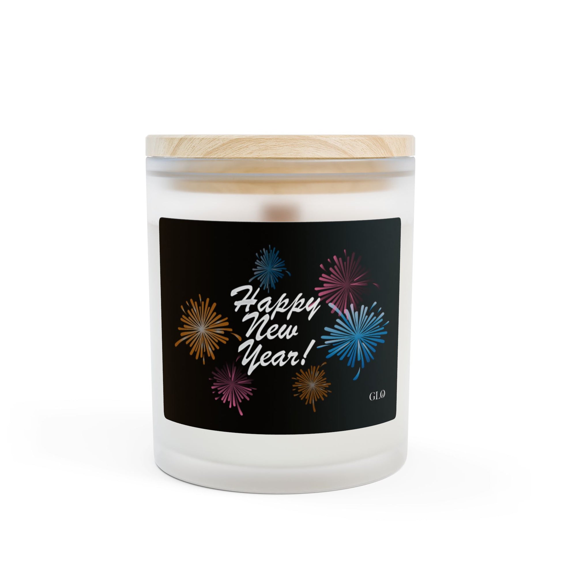 Frosted Glass Candle | "Happy New Year" | 11oz