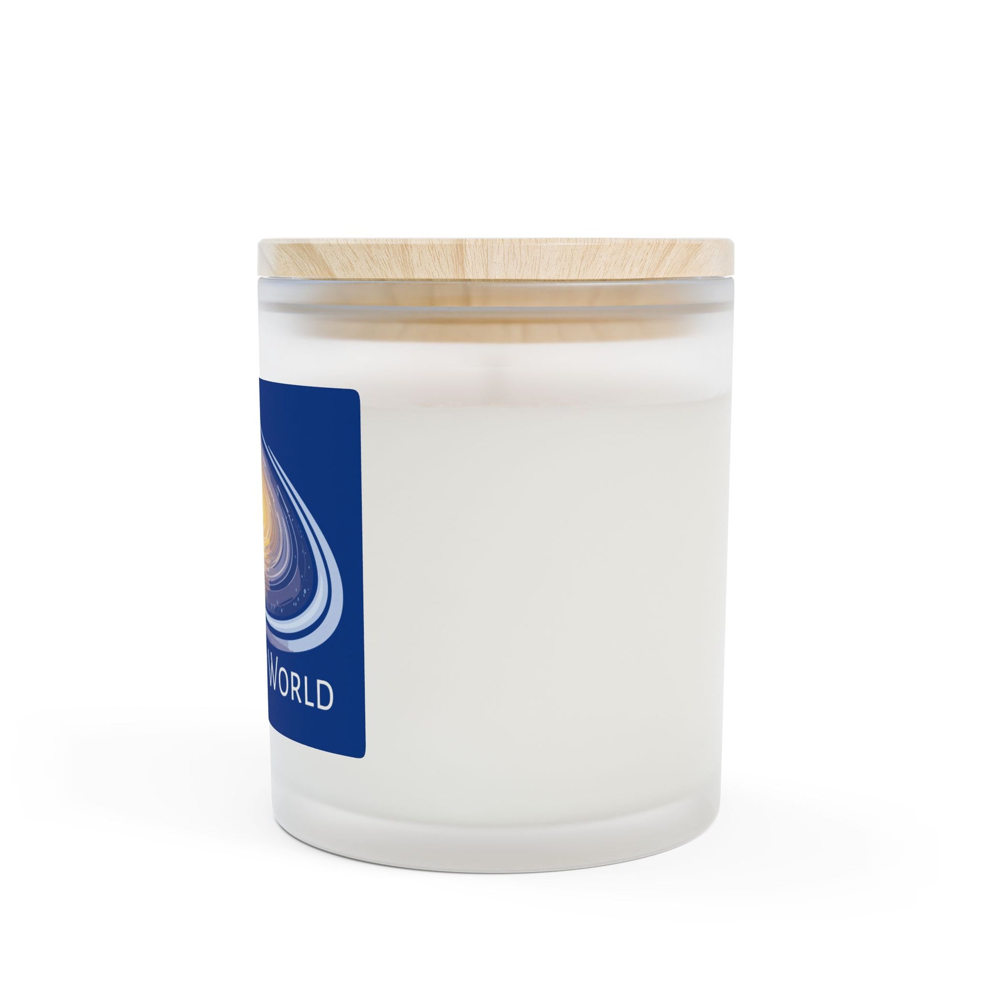 Frosted Glass Candle | "You Are My World"  | 11oz