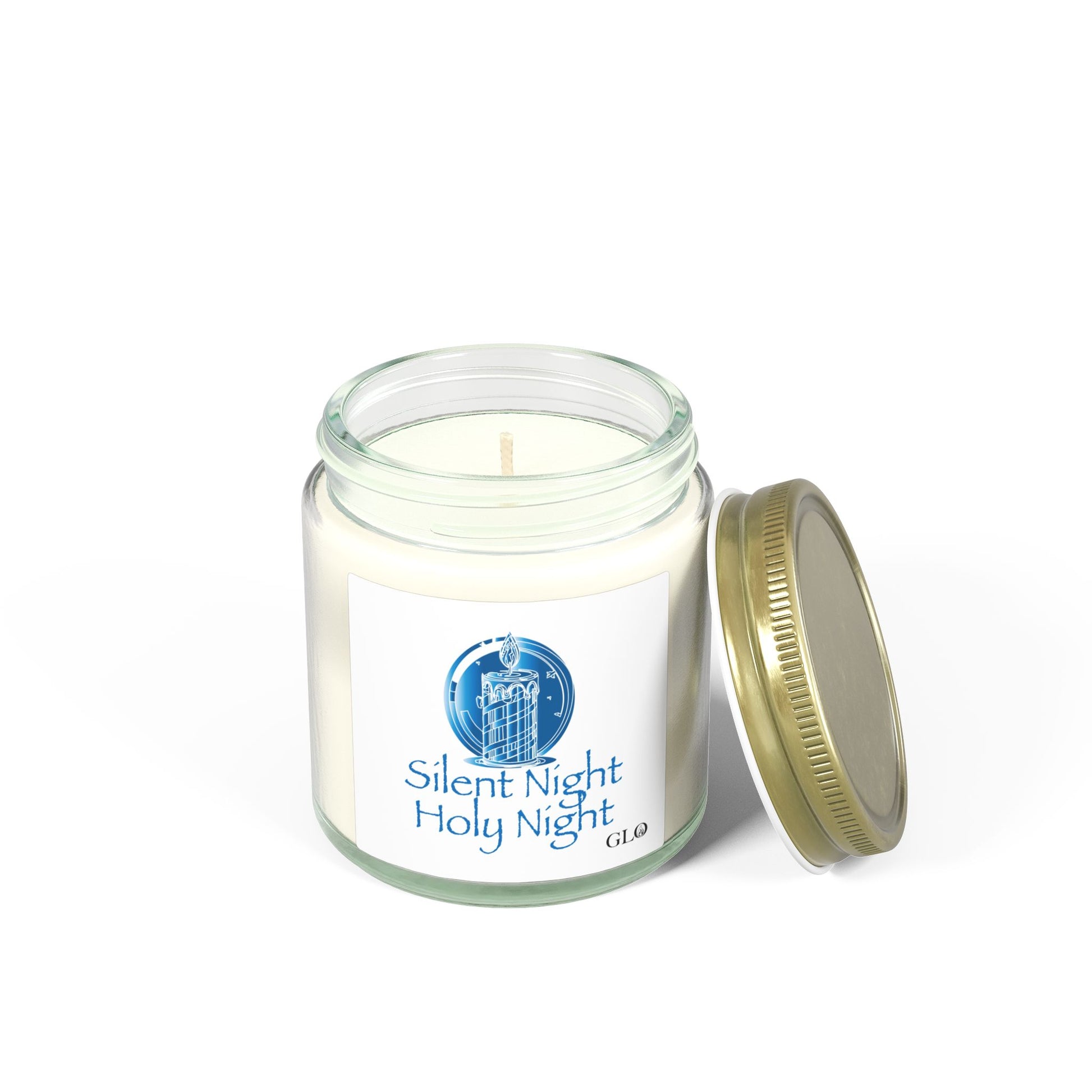 Glass Jar Candle | "Silent Night Holy Night" | 4oz & 9oz