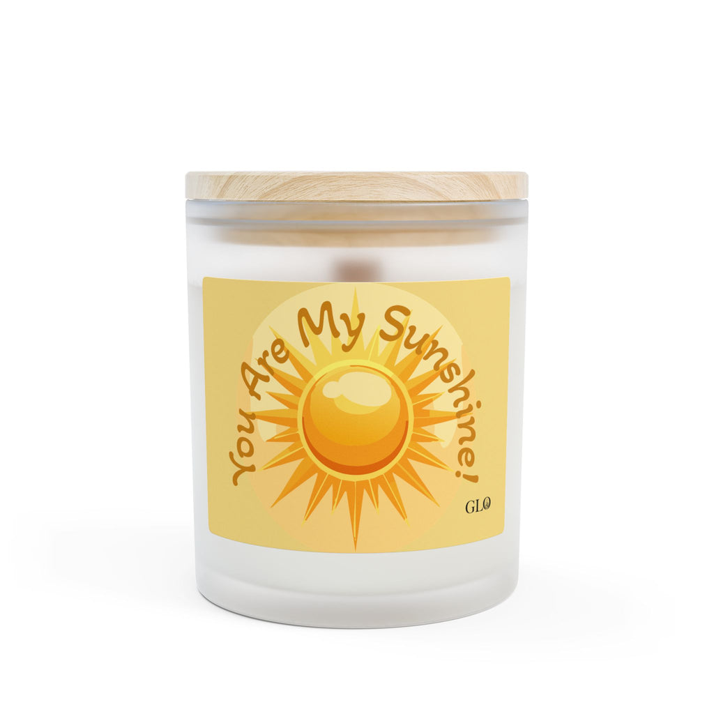 Frosted Glass Candle | "You Are My Sunshine" | 11oz