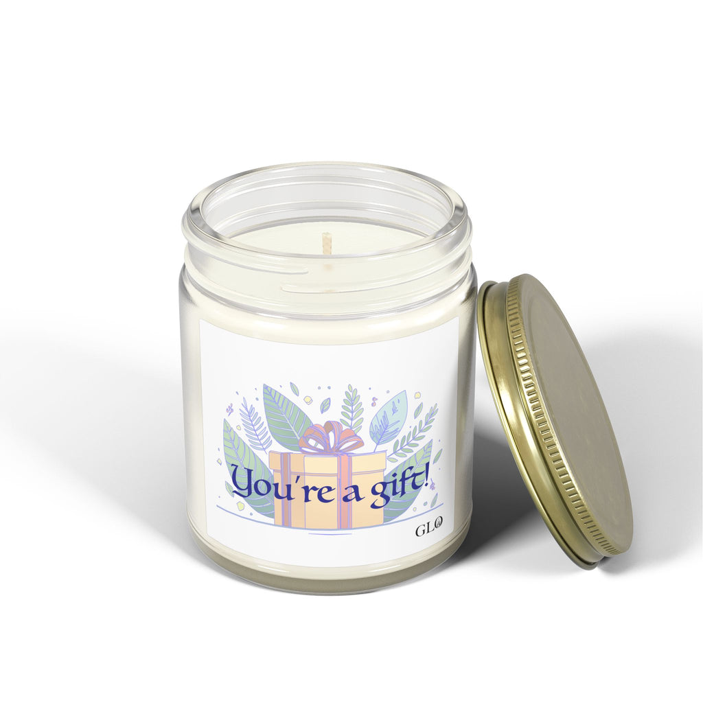Glass Jar Candle | "You're a Gift" | 4oz & 9oz