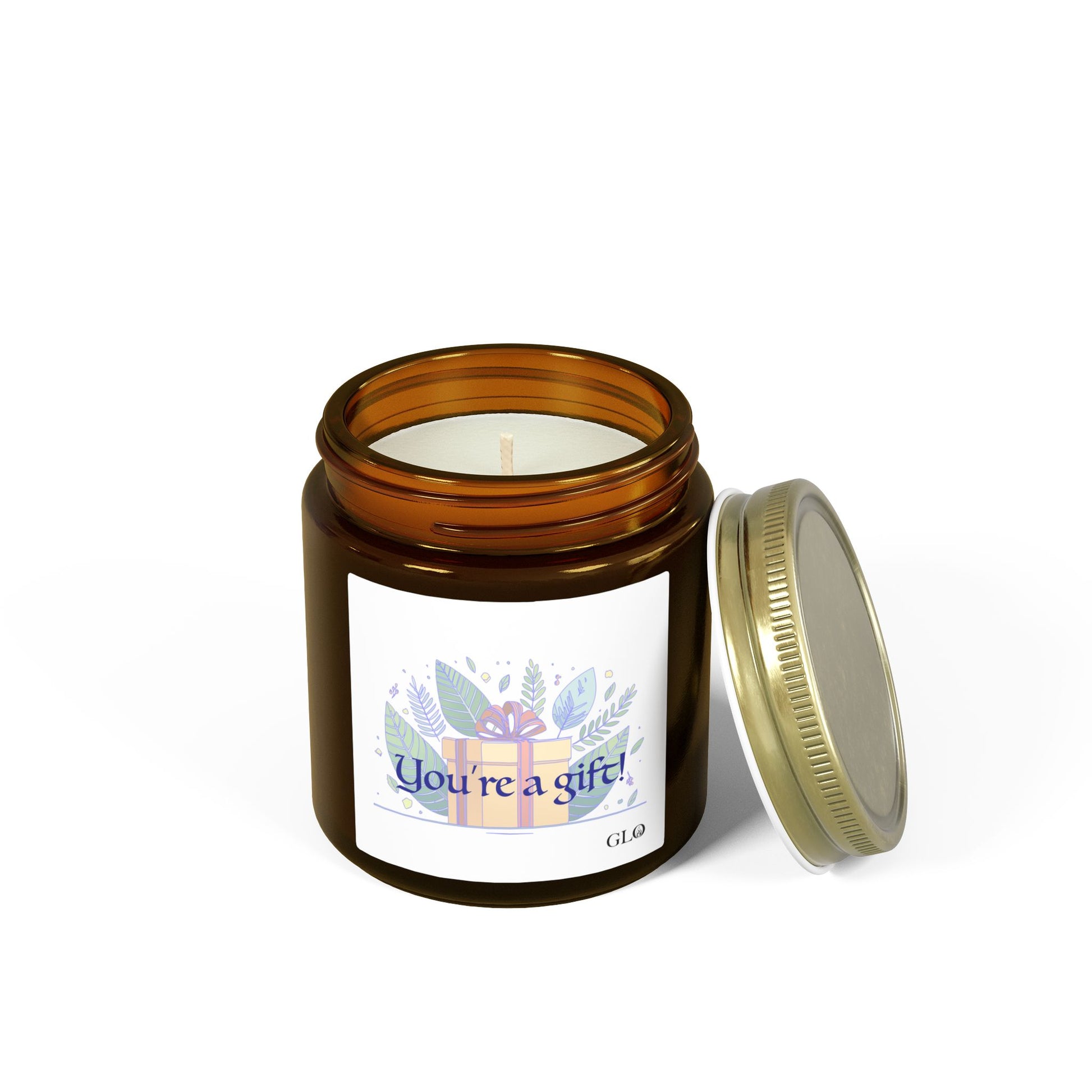 Glass Jar Candle | "You're a Gift" | 4oz & 9oz