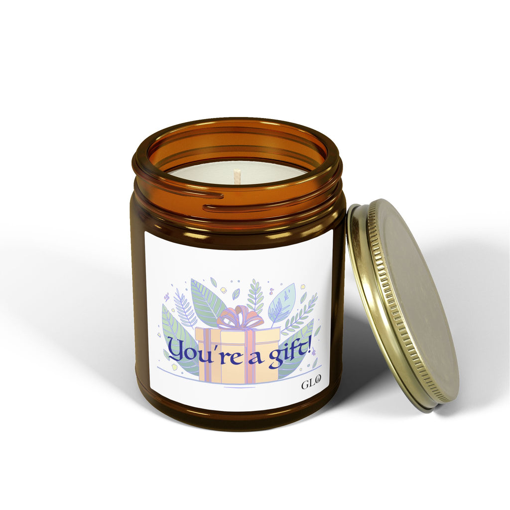 Glass Jar Candle | "You're a Gift" | 4oz & 9oz