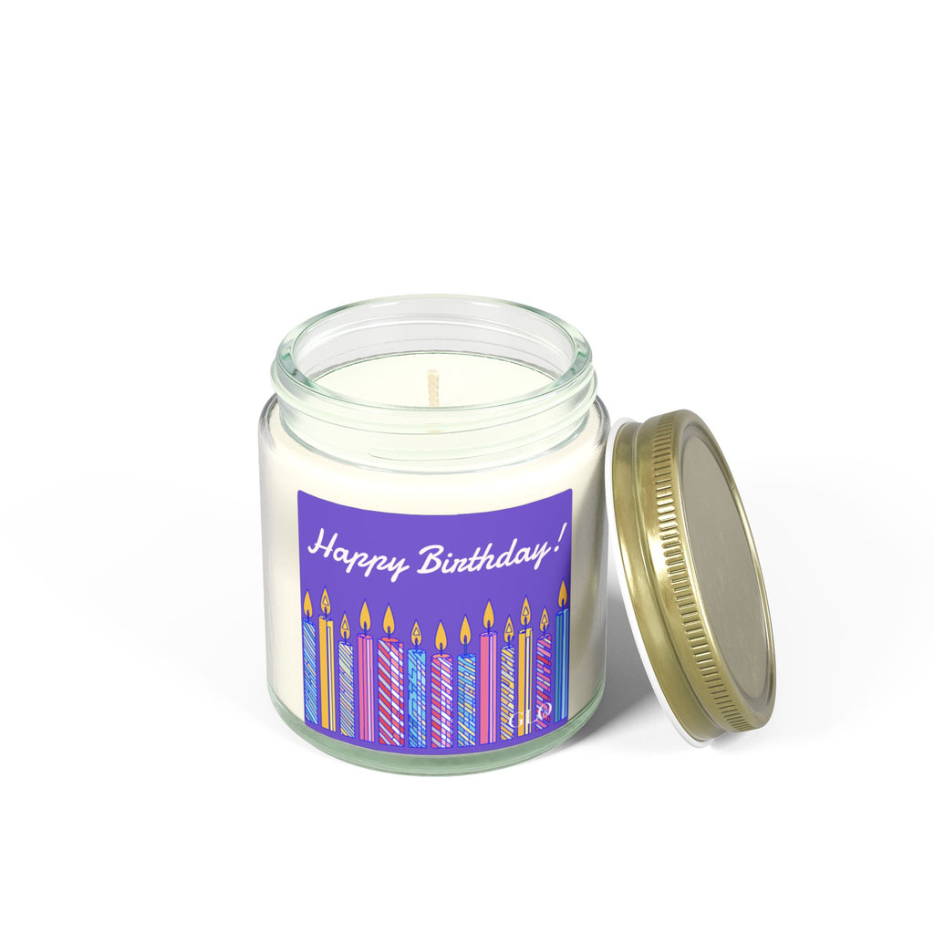 Birthday Scented Candle — Coconut Apricot Wax (4oz & 9oz)