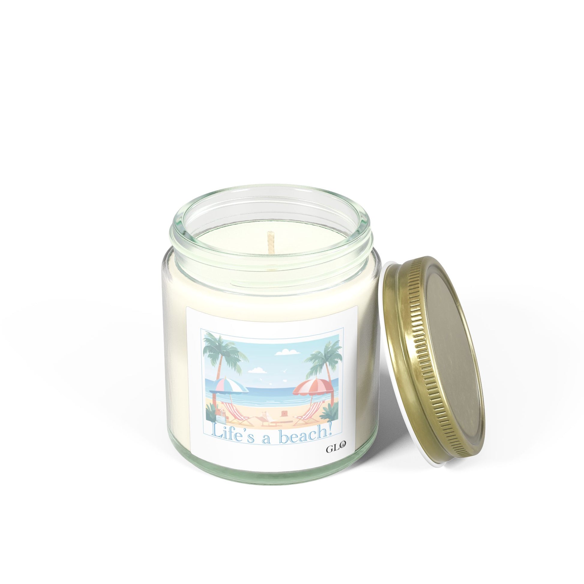Glass Jar Candle | "Life's a Beach" | 4oz & 9oz