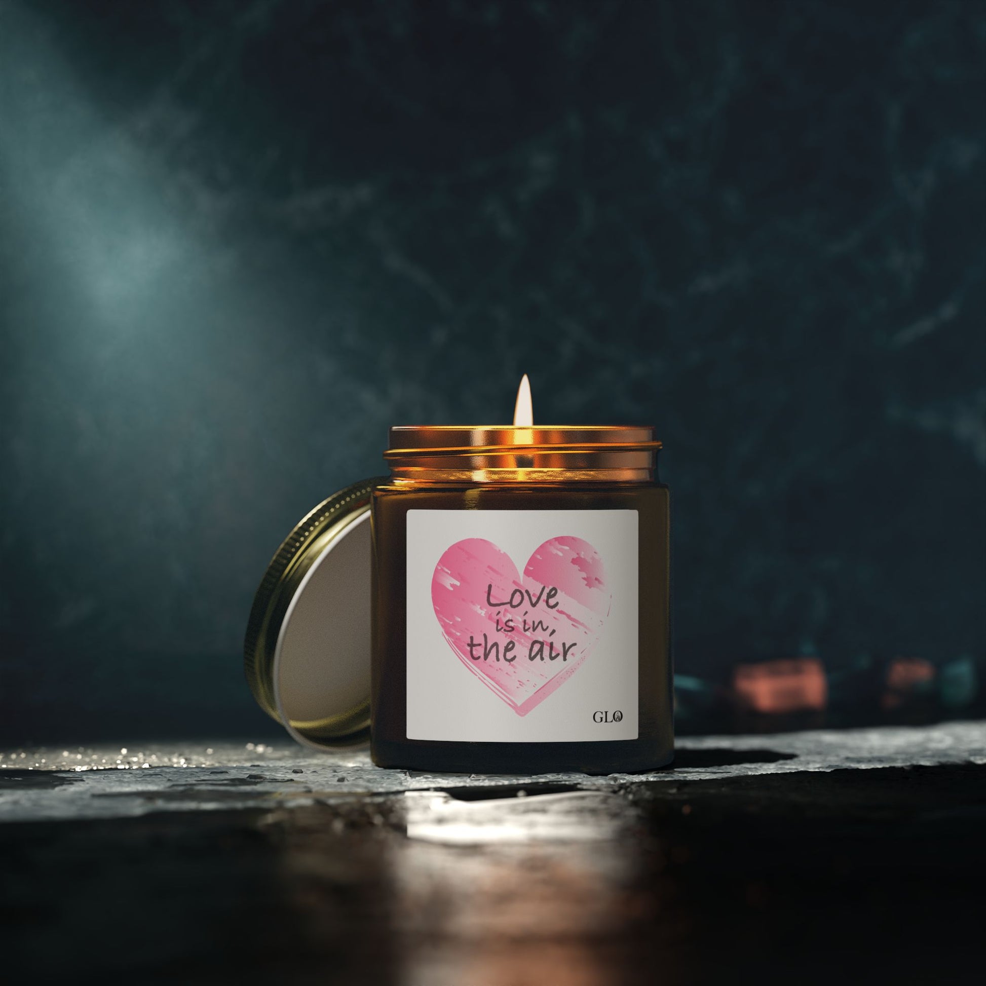 Glass Jar Candle | "Love Is in the Air" | 4oz & 9oz