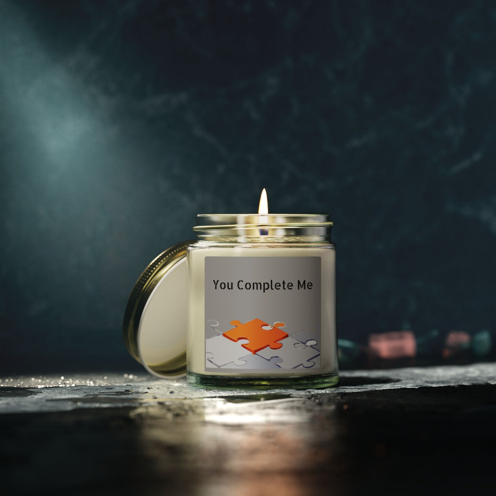 Glass Jar Candle | "You Complete Me" | 4oz or 9oz