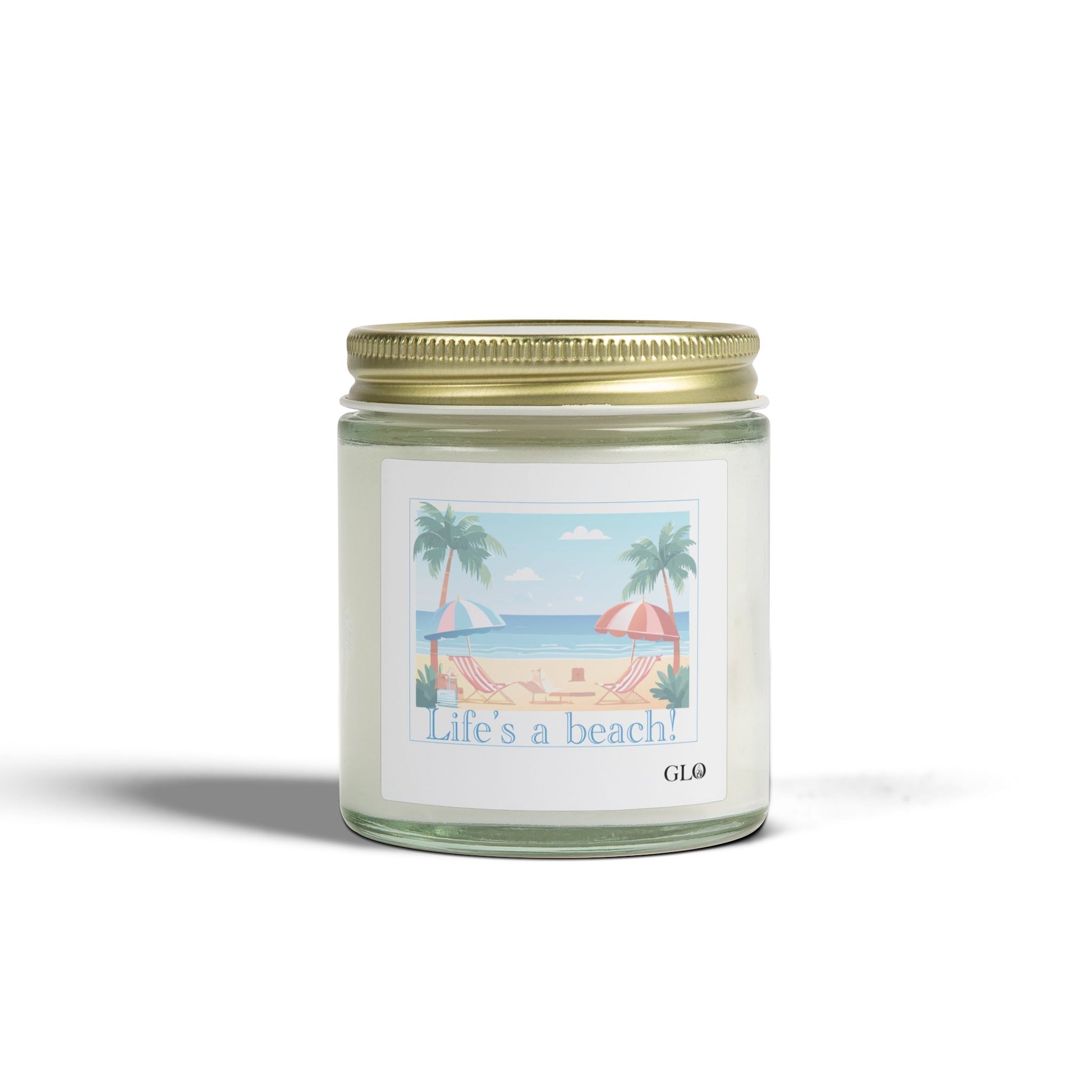 Glass Jar Candle | "Life's a Beach" | 4oz & 9oz
