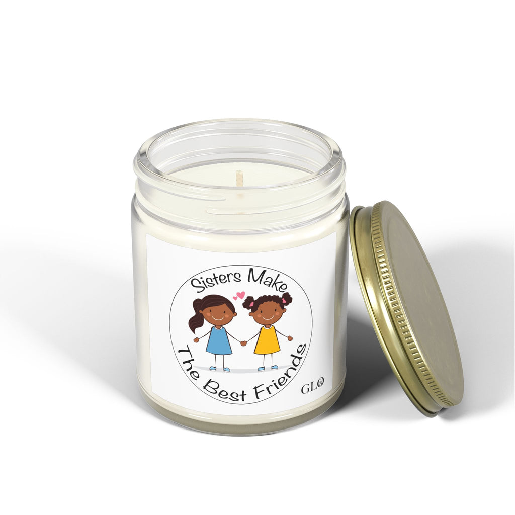 Glass Jar Candle | “Sisters Make The Best Friends” | 4oz & 9oz