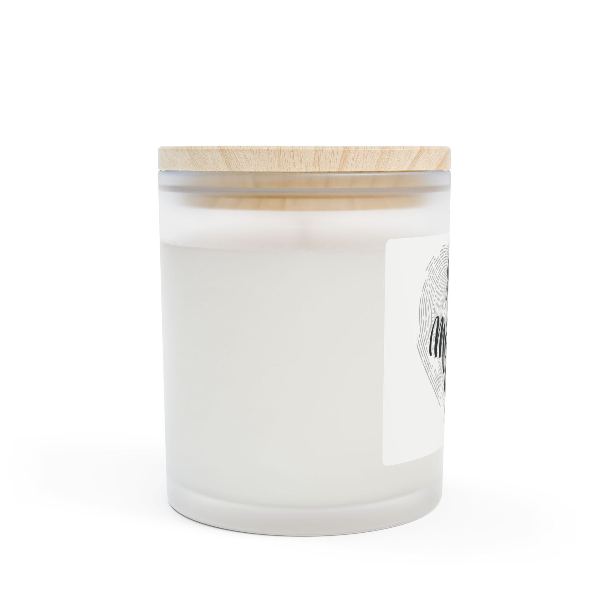 Frosted Glass Candle | "Happy Mother's Day" (b&w) | 11oz