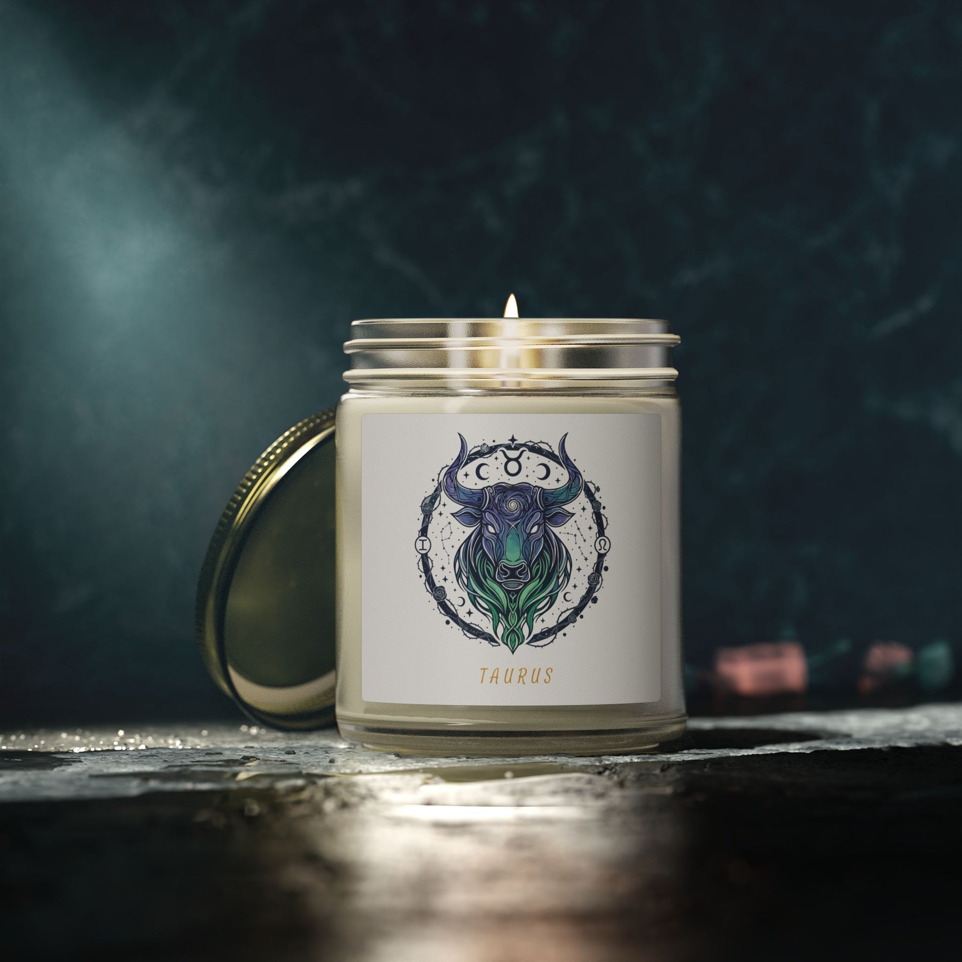 Glass Jar Candle | Taurus Zodiac | 4oz & 9oz