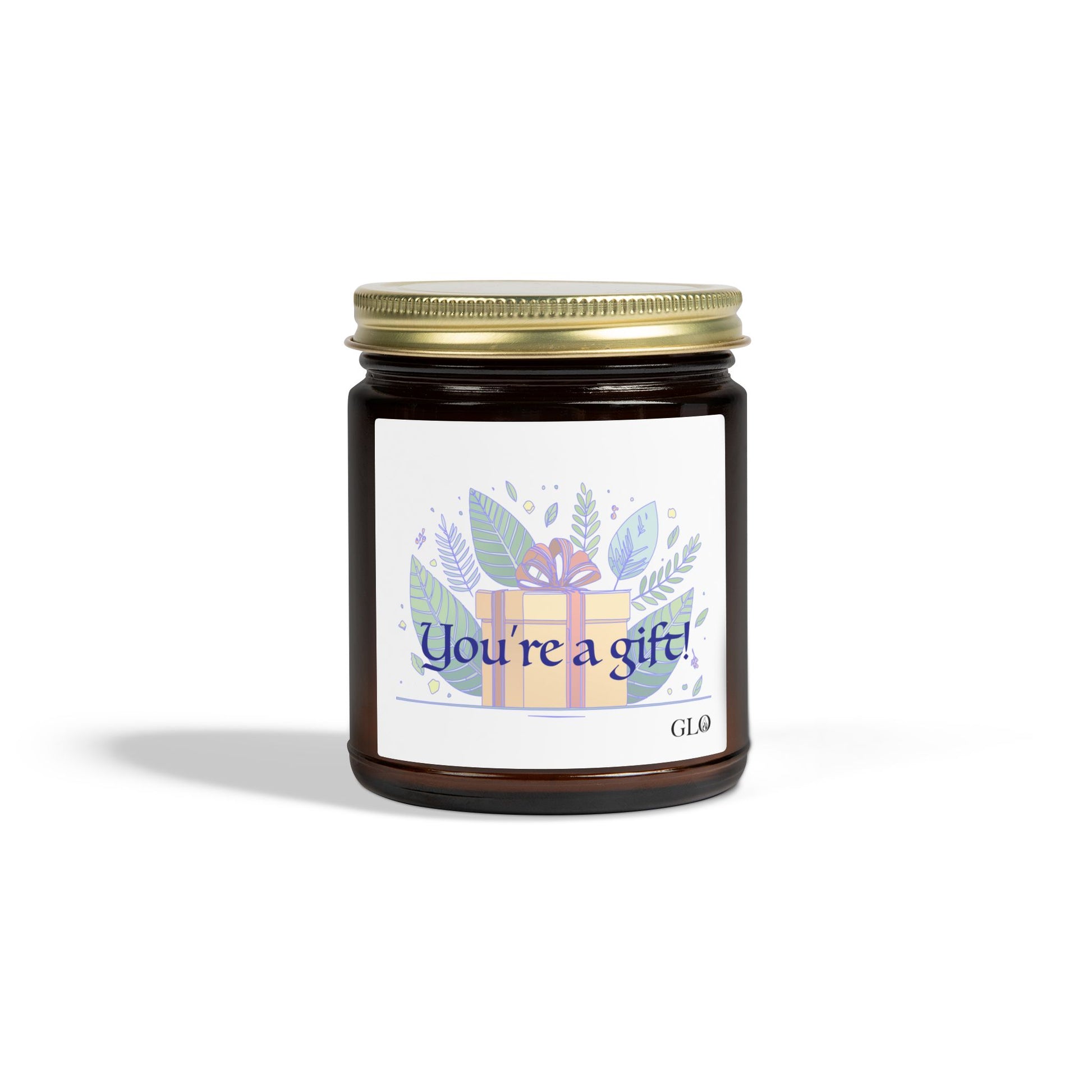 Glass Jar Candle | "You're a Gift" | 4oz & 9oz