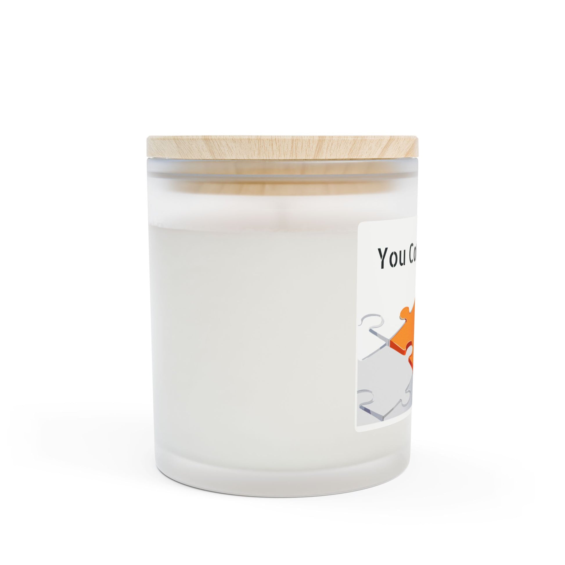 Frosted Glass Candle | "You Complete Me" | 11oz