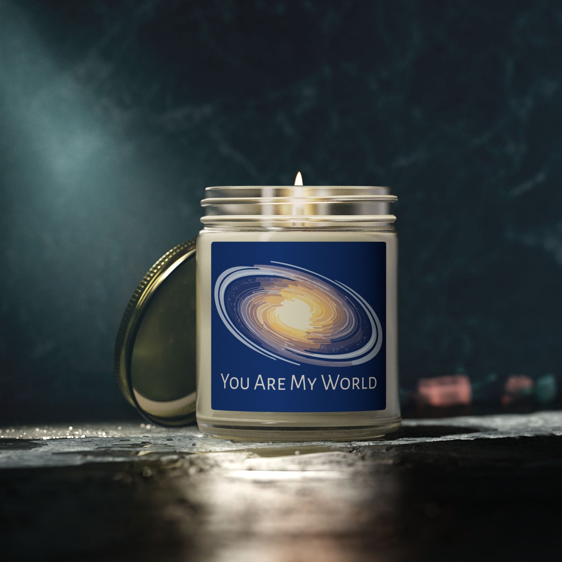 Glass Jar Candle | "You Are My World" | 4oz & 9oz