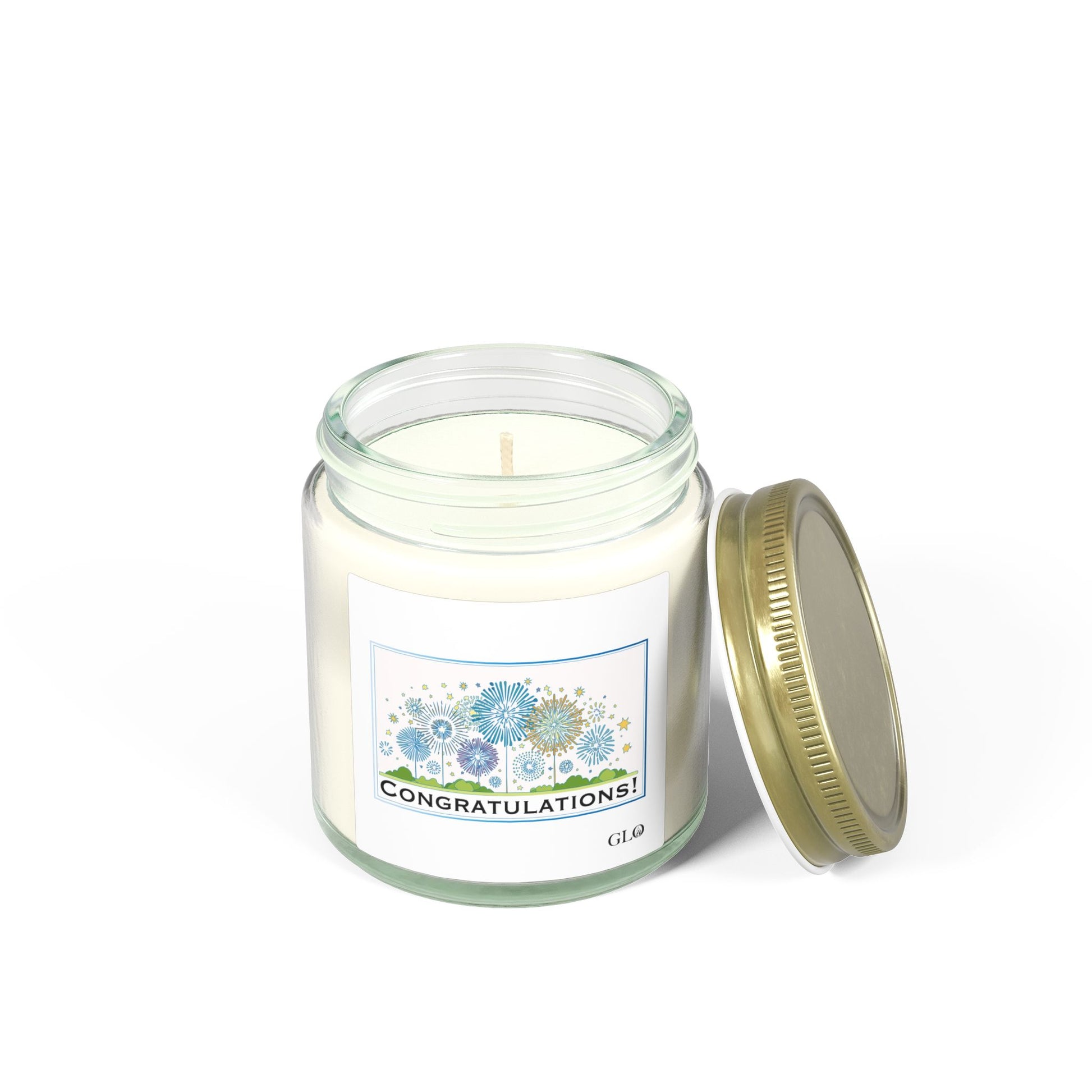 Glass Jar Candle | "Congratulations" | 4oz & 9oz