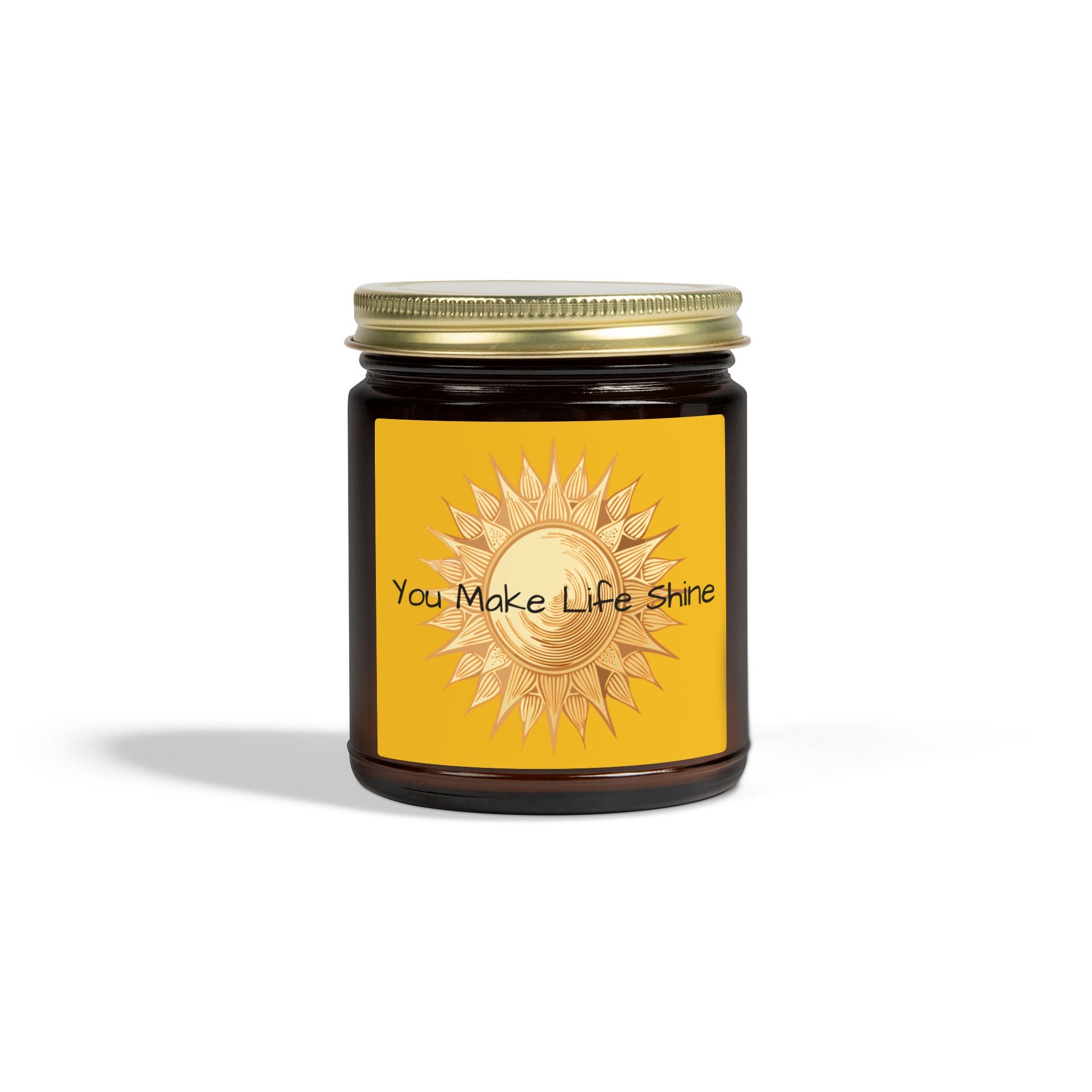 Glass Jar Candle | “You Make Life Shine” | 4oz & 9oz