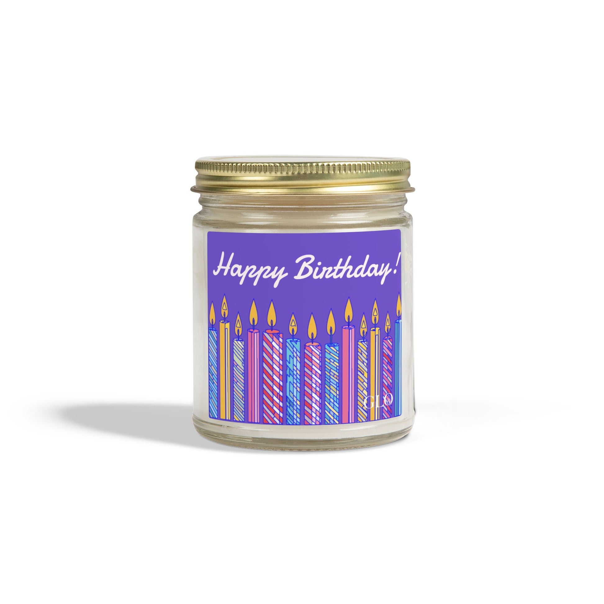 Birthday Scented Candle — Coconut Apricot Wax (4oz & 9oz)
