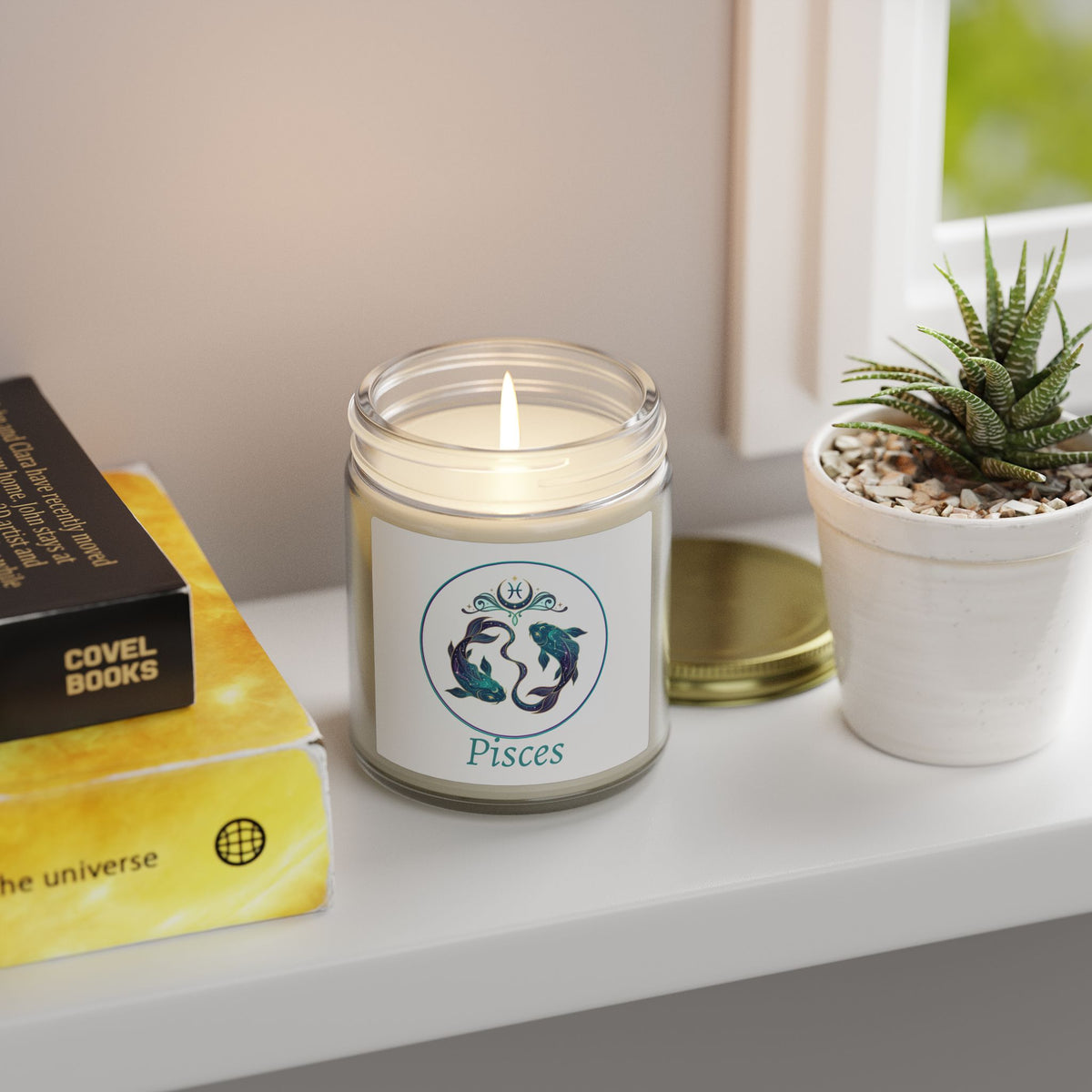 Glass Jar Candle | Pisces Zodiac | 4oz & 9oz