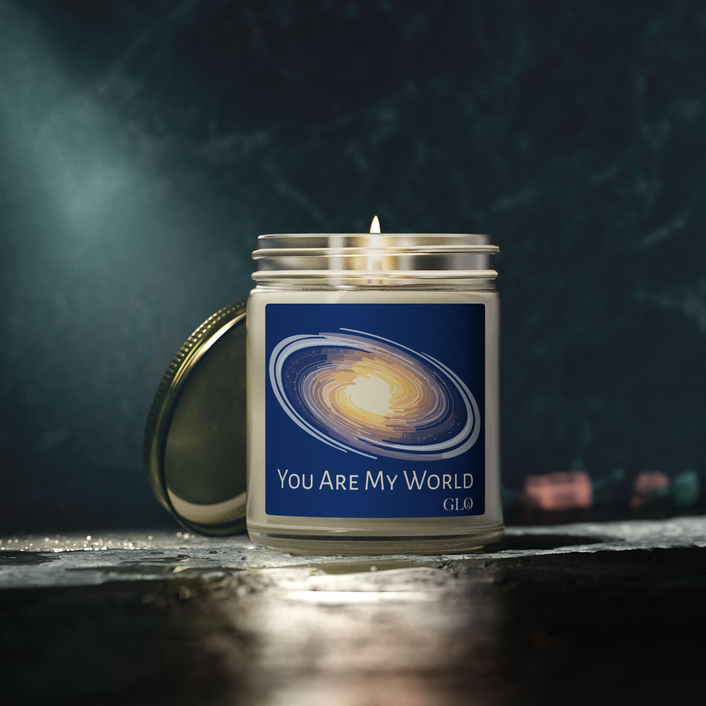 Glass Jar Candle | "You Are My World" | 4oz & 9oz
