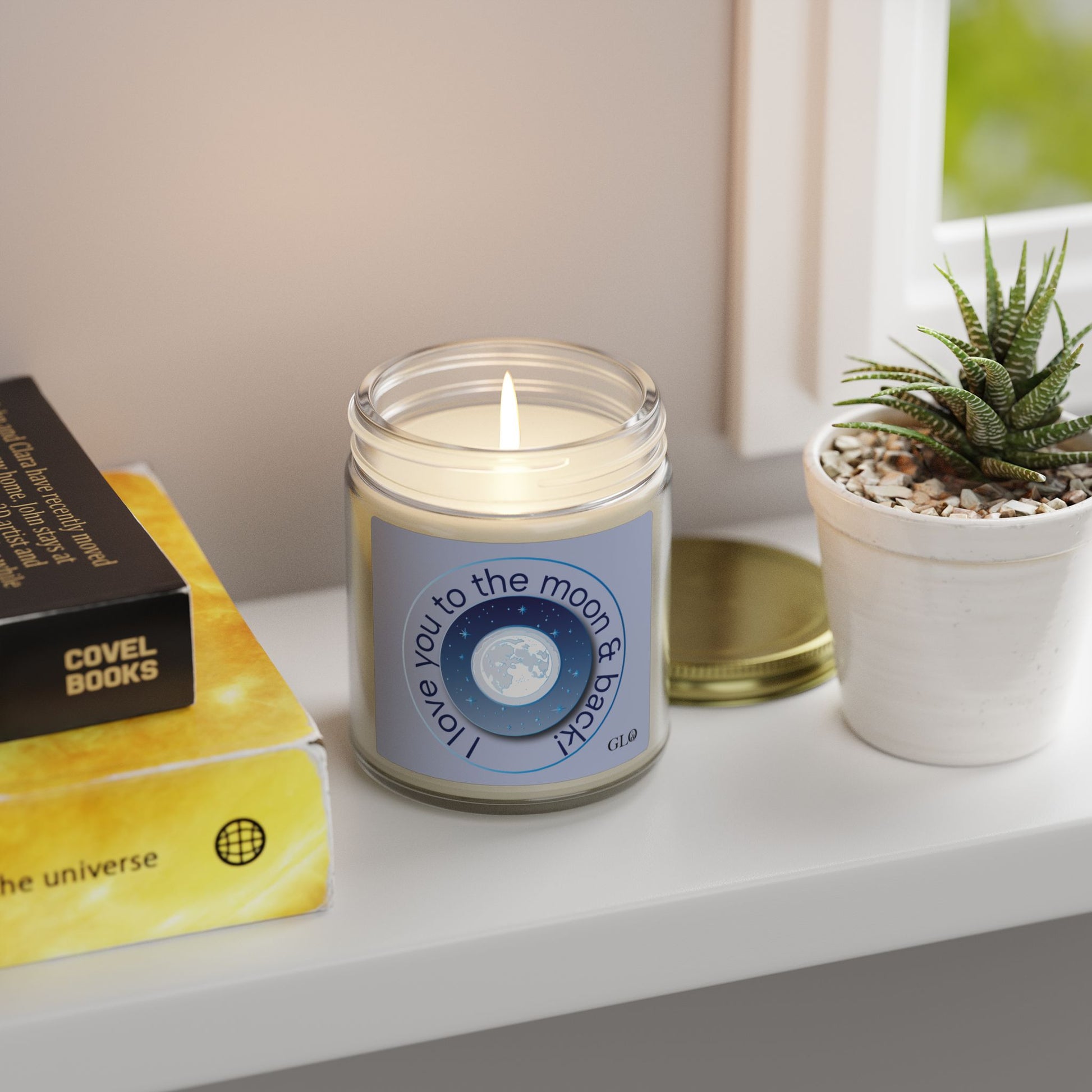 Glass Jar Candle | “I Love You to the Moon & Back” | 4oz & 9oz