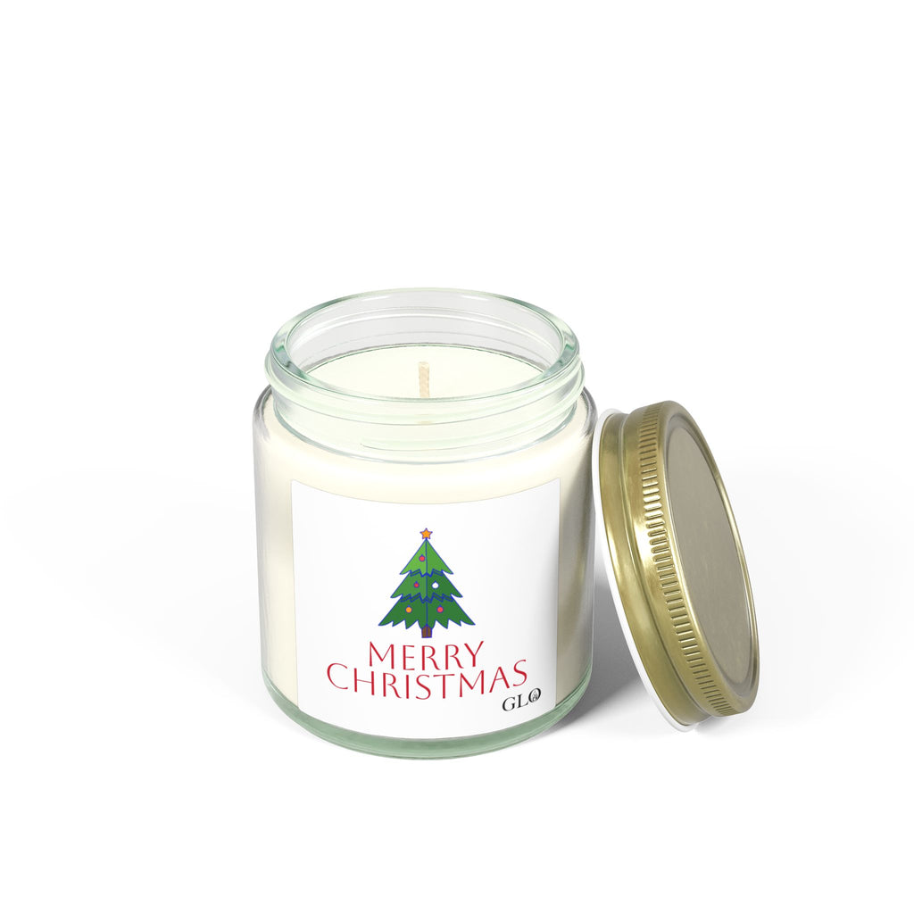 Glass Jar Candle | "Merry Christmas" | 4oz & 9oz