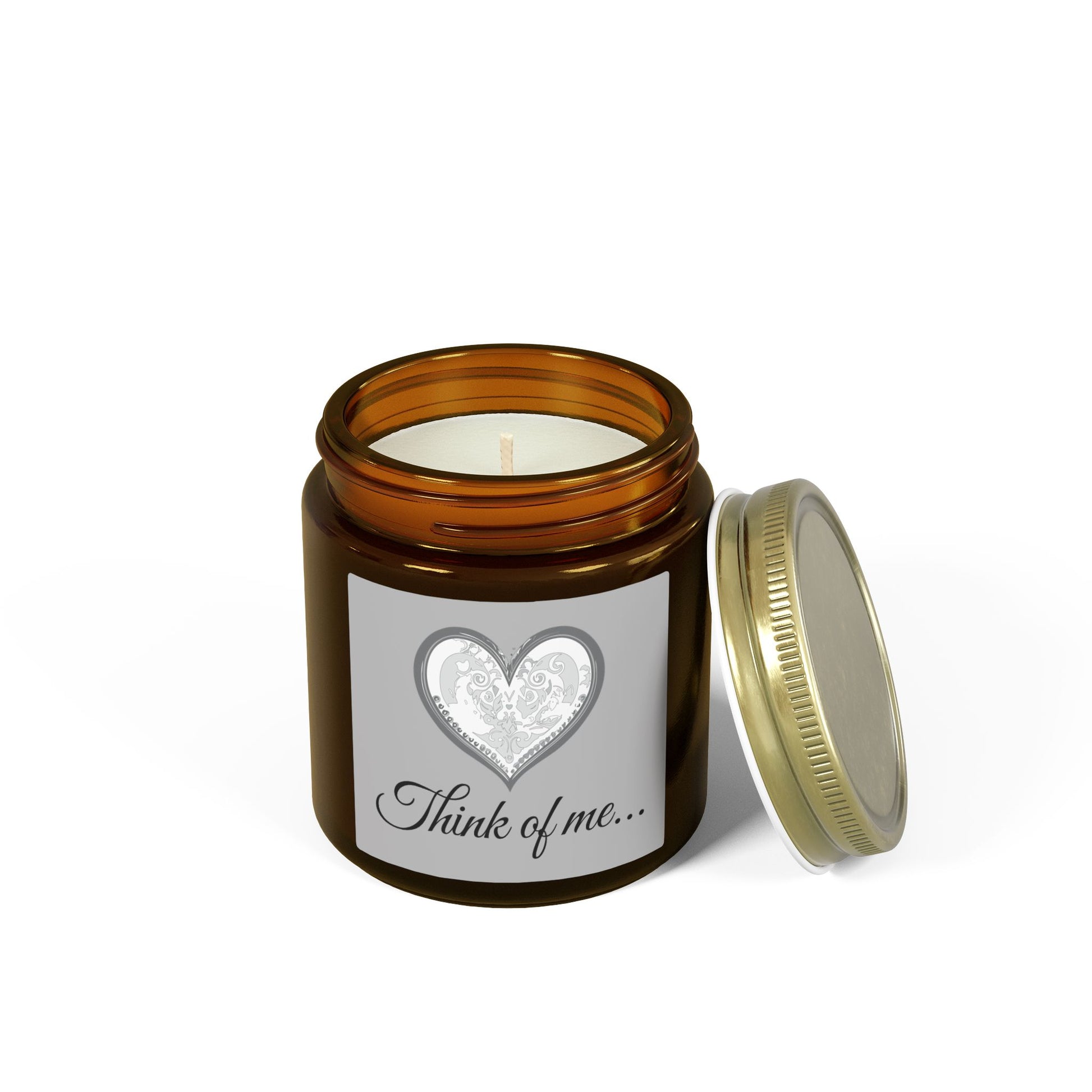 Glass Jar Candle | "Think of me..." | 4oz & 9oz