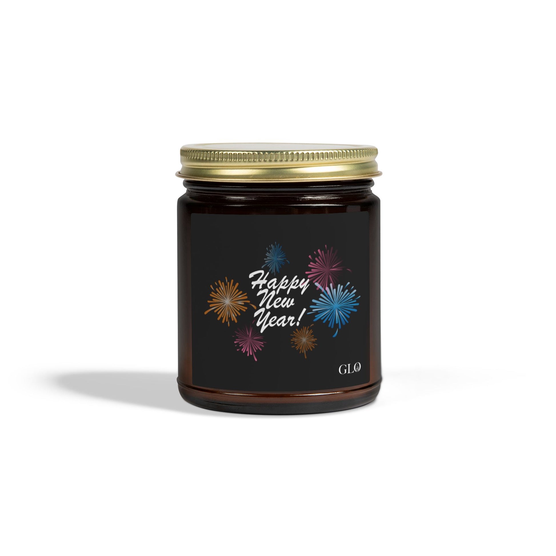 Glass Jar Candle | "Happy New Year" | 4oz & 9oz