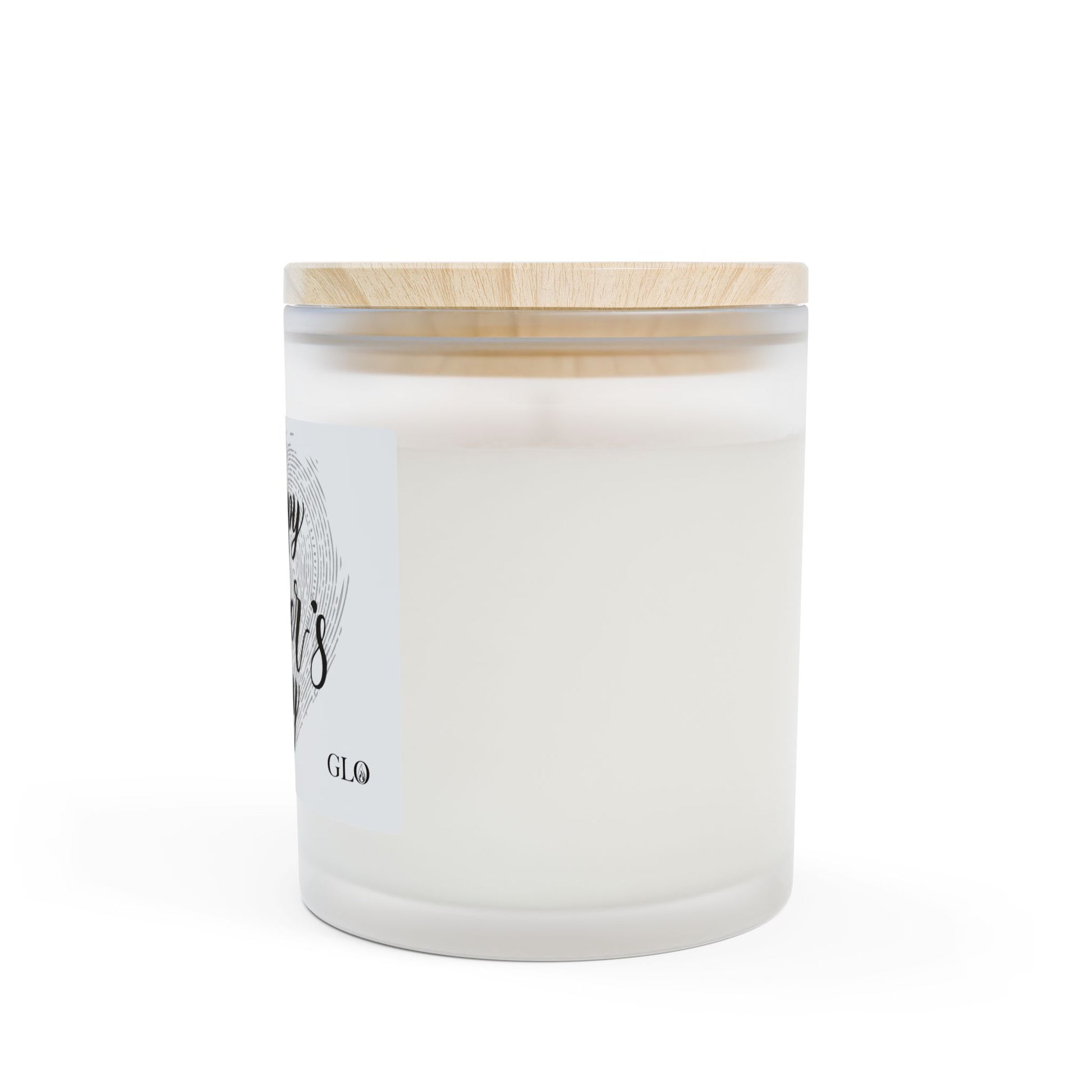 Frosted Glass Candle | "Happy Mother's Day" (b&w) | 11oz