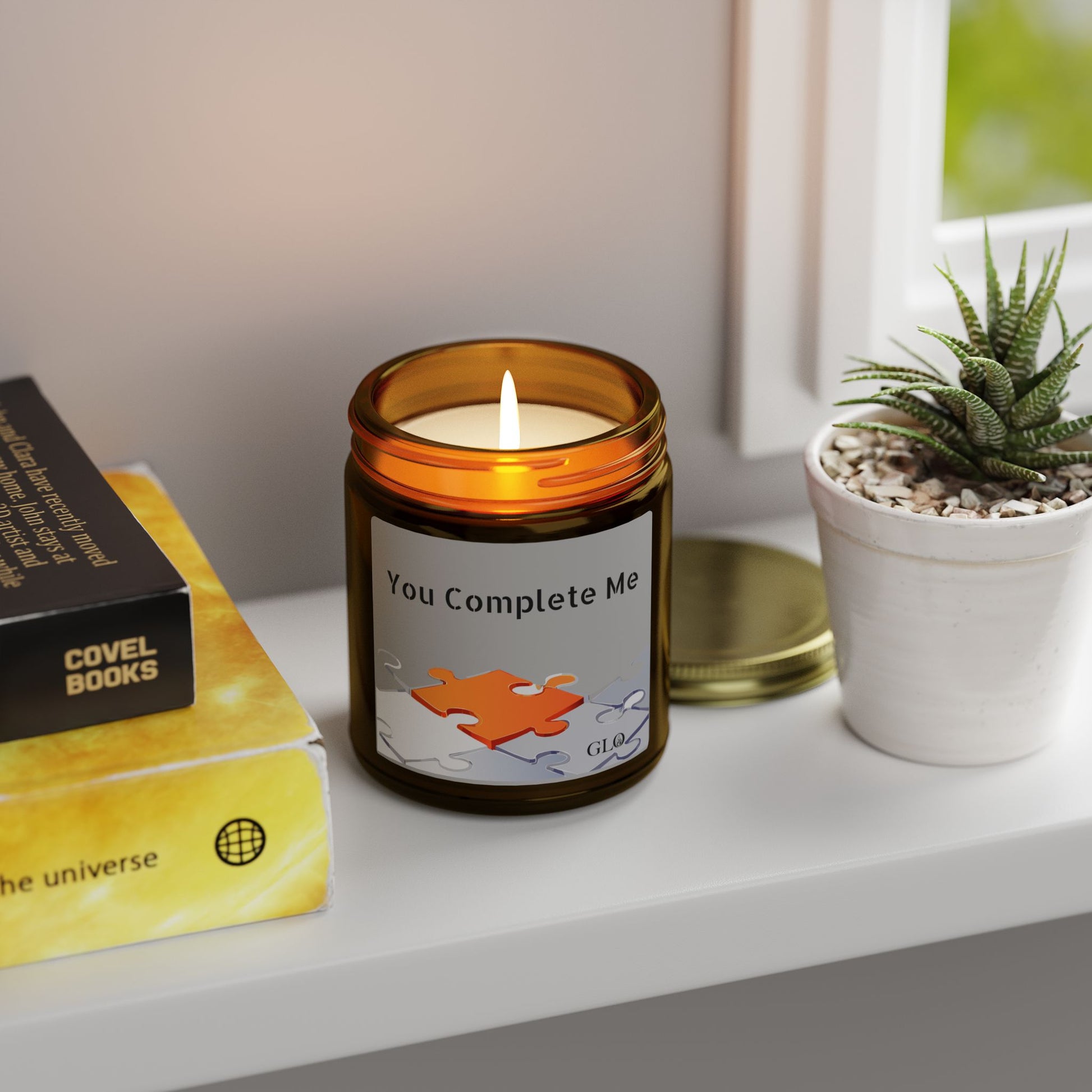 Glass Jar Candle | "You Complete Me" | 4oz or 9oz
