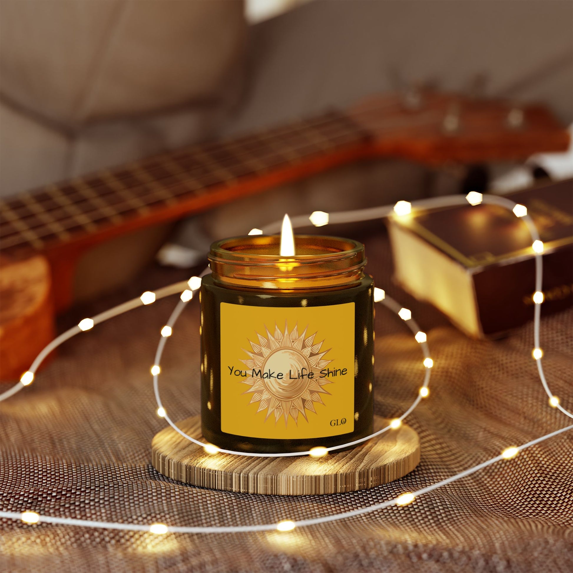 Glass Jar Candle | “You Make Life Shine” | 4oz & 9oz