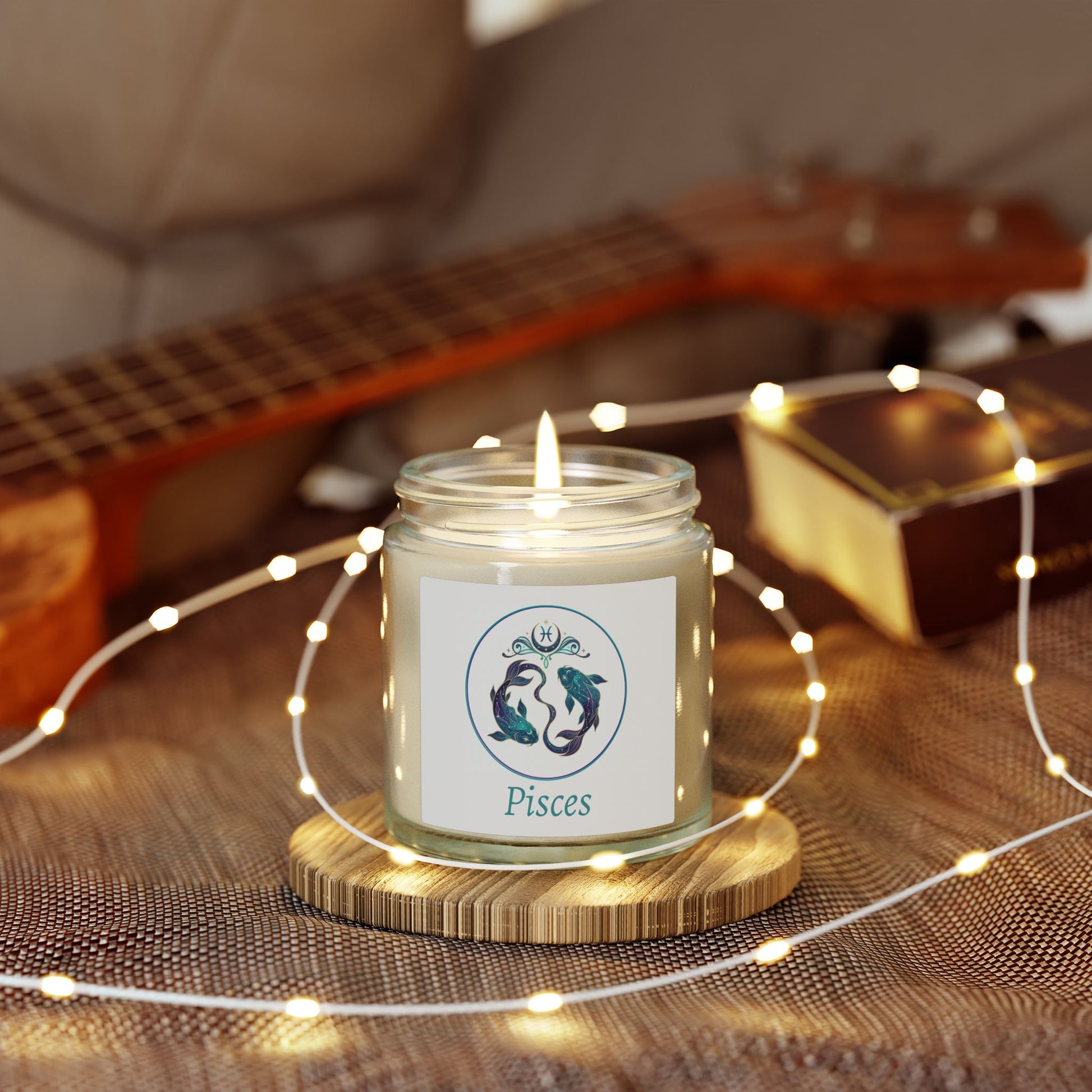 Glass Jar Candle | Pisces Zodiac | 4oz & 9oz