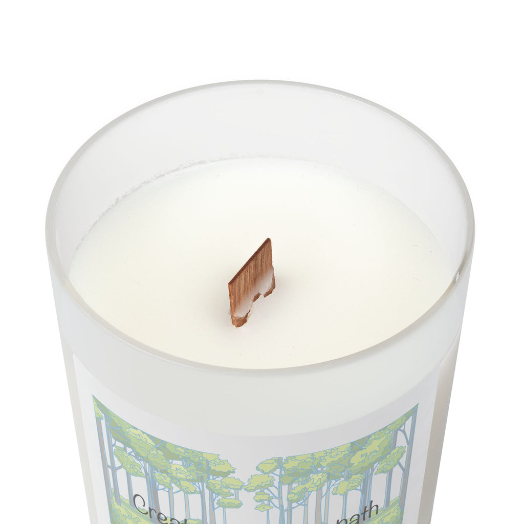 Frosted Glass Candle | "Create your own path" | 11oz