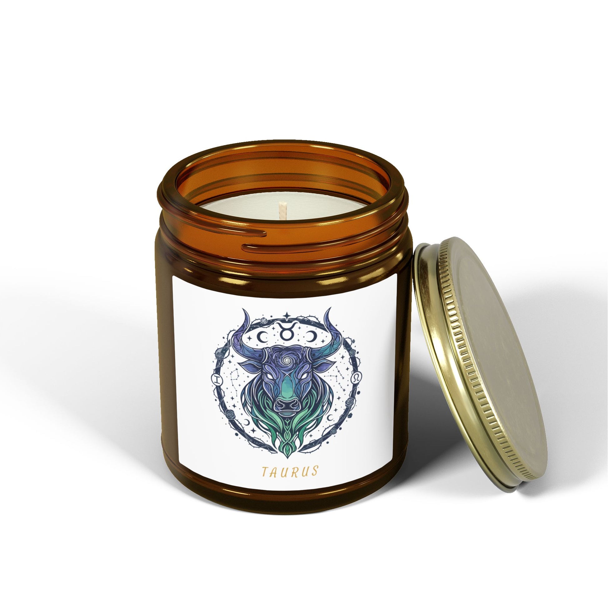 Glass Jar Candle | Taurus Zodiac | 4oz & 9oz