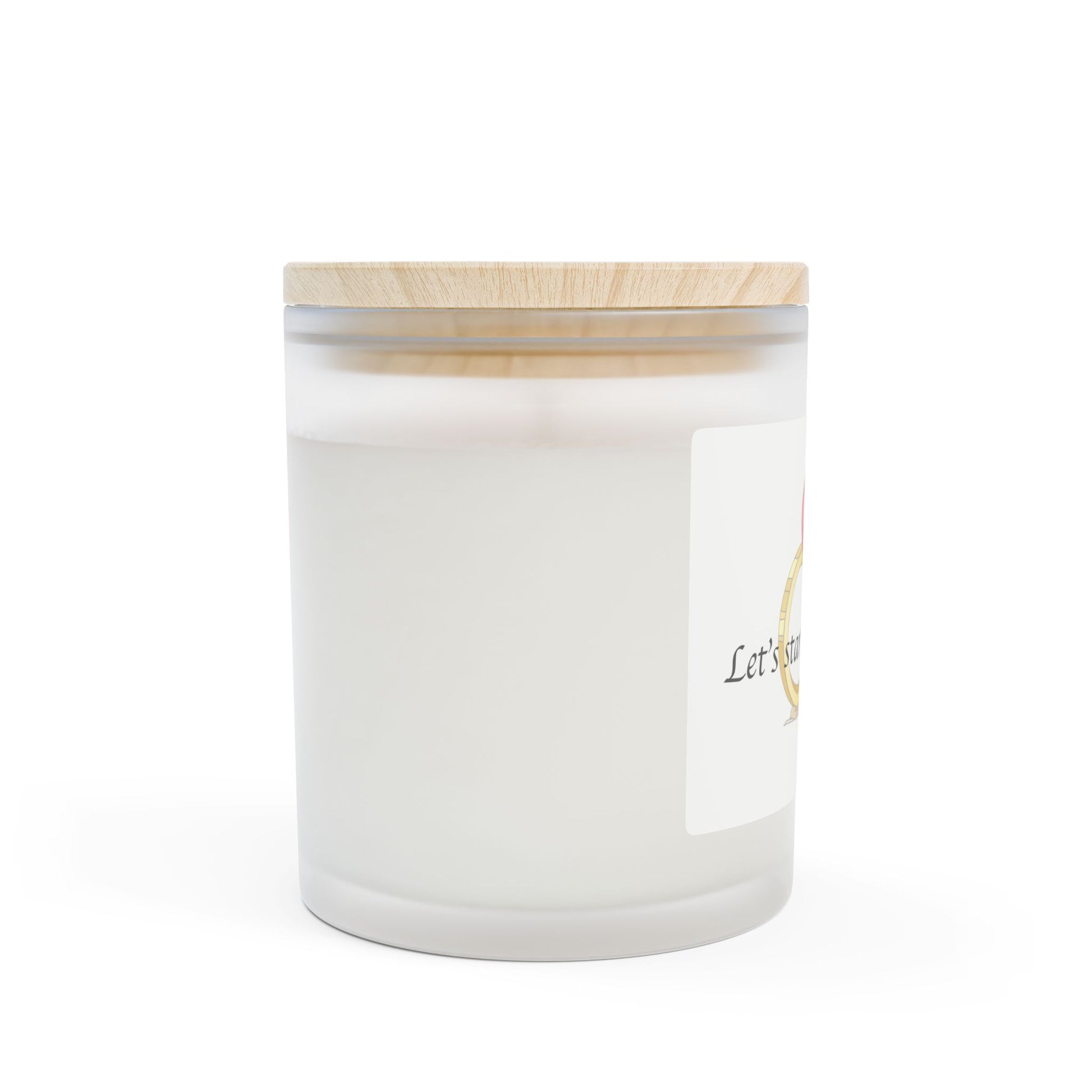 Frosted Glass Candle | "Let's start with forever" | 11oz